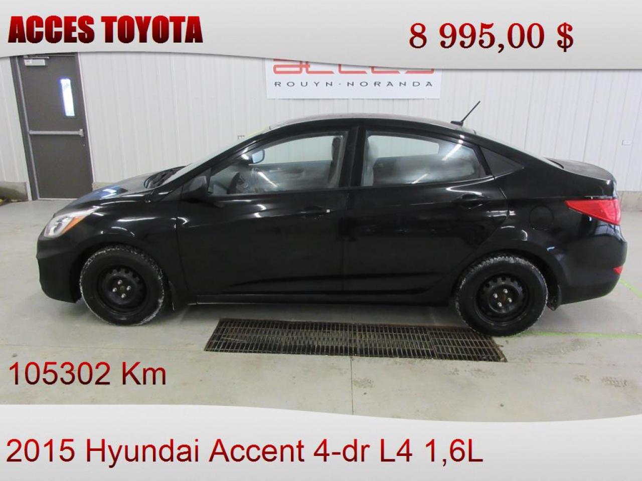 Used 2015 Hyundai Accent  for sale in Rouyn-Noranda, QC