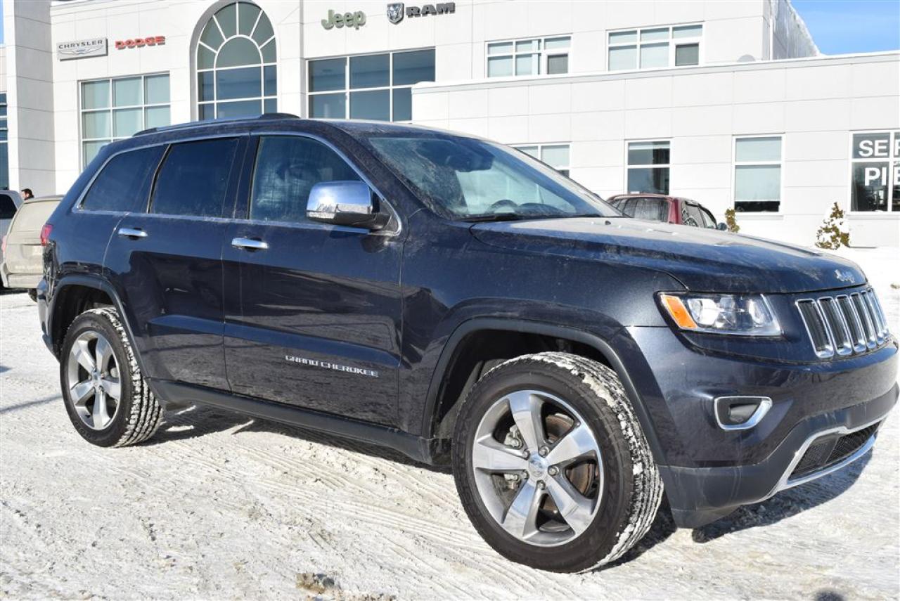 Used 2016 Jeep Grand Cherokee Ltd+cuir+navigation for sale in Sherbrooke, QC