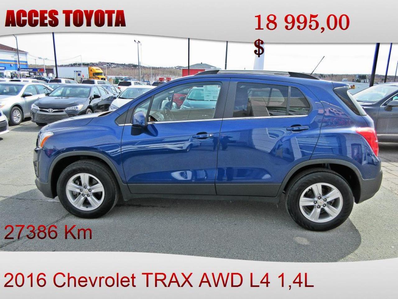 Used 2016 Chevrolet Trax  for sale in Rouyn-Noranda, QC