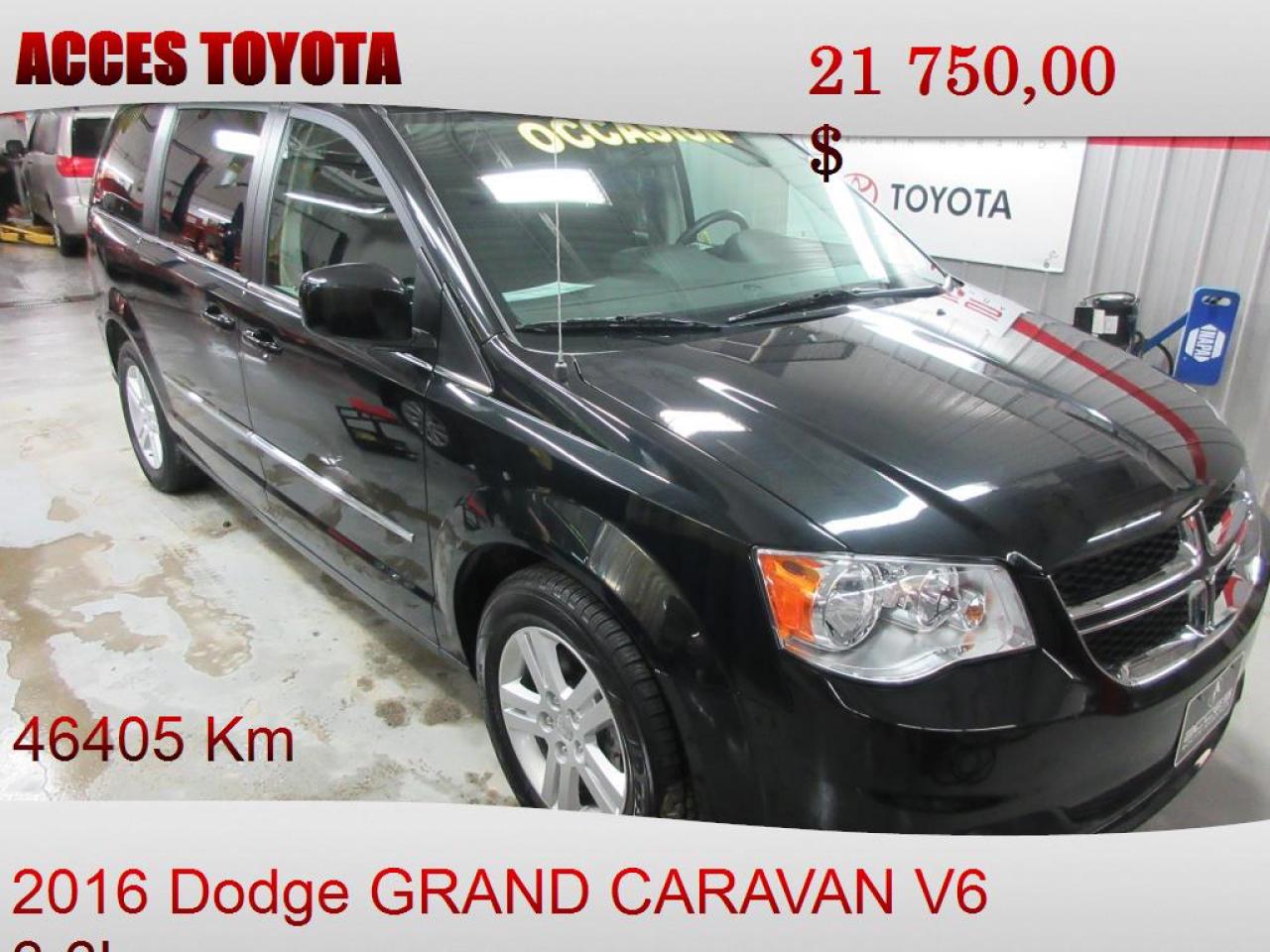 Used 2016 Dodge Grand Caravan  for sale in Rouyn-Noranda, QC