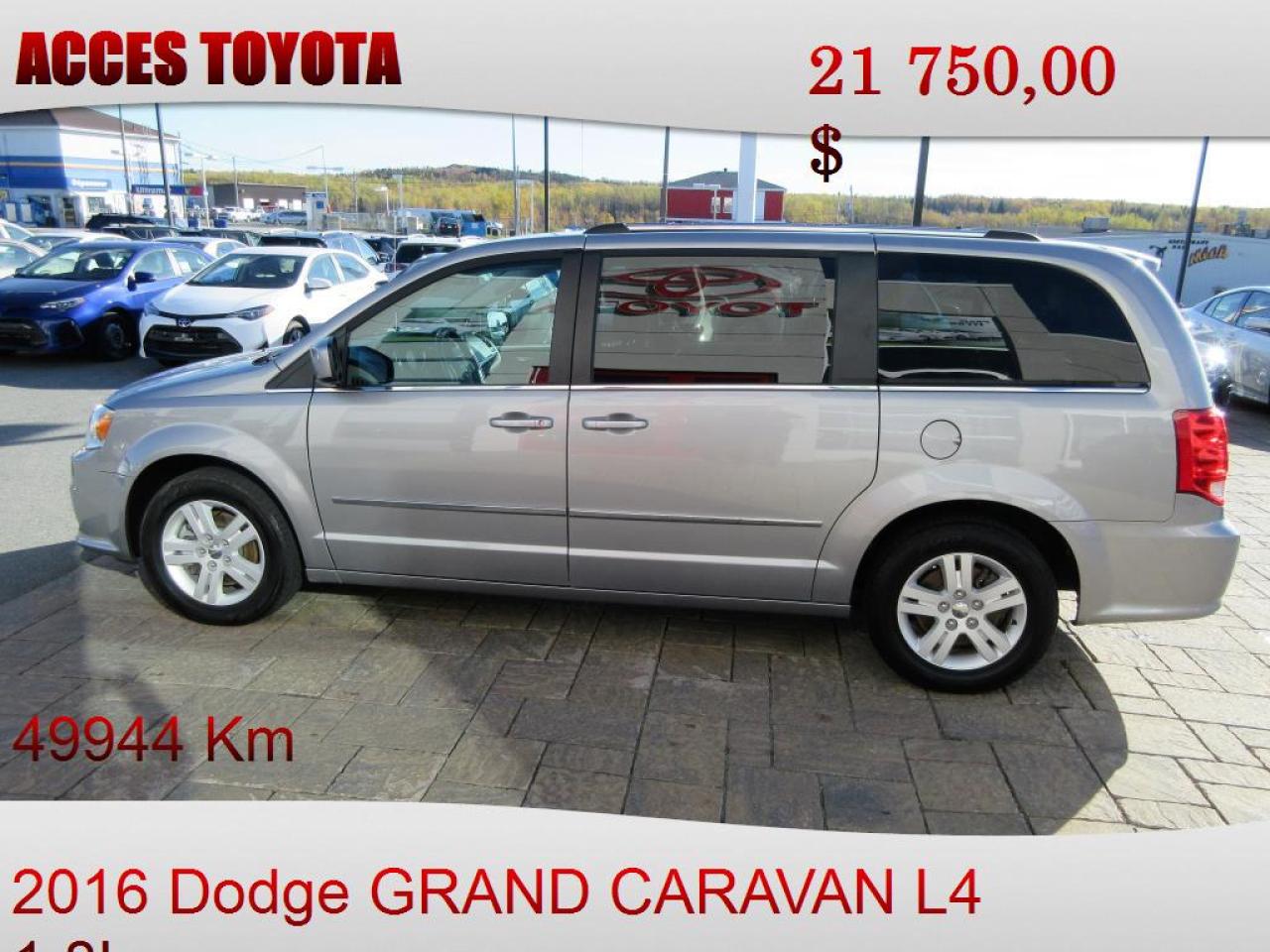 Used 2016 Dodge Grand Caravan  for sale in Rouyn-Noranda, QC