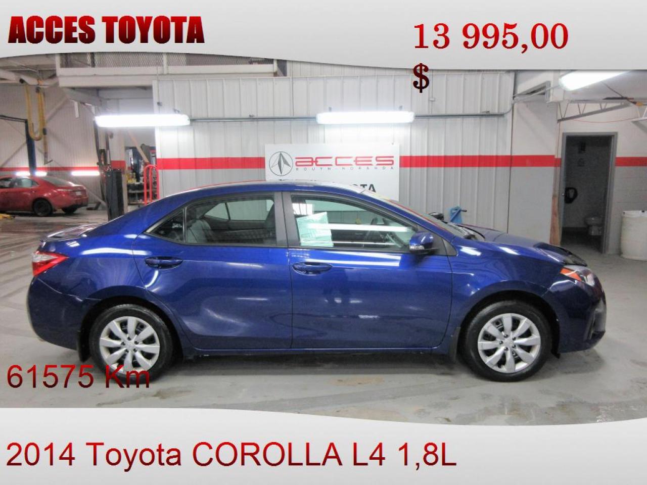 Used 2014 Toyota Corolla  for sale in Rouyn-Noranda, QC