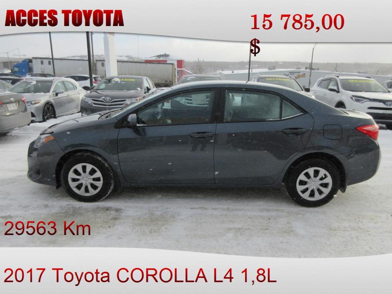 Used 2017 Toyota Corolla  for sale in Rouyn-Noranda, QC