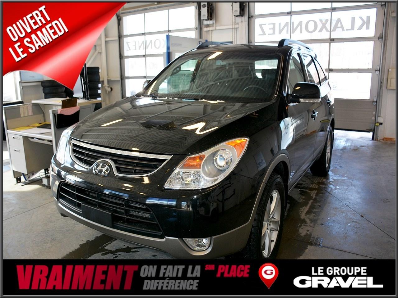 <a href=https://www.iledessoeurshyundai.com/occasion/Hyundai-Veracruz-2012.html>https://www.iledessoeurshyundai.com/occasion/Hyundai-Veracruz-2012.html</a>

- 1 SEUL PROPRIÉTAIRE - GROUPE ÉLECTRIQUE COMPLET - TOIT OUVRANT PANORAMIQUE - MAGS 17 POUCES ( JANTES ALUMINIUM ) - PHARES ANTIBROUILLARDS - AIR CLIMATISÉ - BLUETOOTH - CRUISE CONTROL - LECTEUR CD - VITRES ÉLECTRIQUES - PORTIÈRES ÉLECTRIQUE - MIROIRS ÉLECTRIQUE CHAUFFANTS - ET BEAUCOUP PLUS . . . VENEZ NOUS VOIR !  **Ouvert le samedi de 10h a 16h **.  Nous répondons aux demandes dinformations par courriel 7/7 jours , demandez-nous notre programme VIP pour une expérience unique dans le domaine automobile.Véhicule doccasion inspecté en 150 points mécaniques et esthétiques par nos techniciens expérimentés et le carproof est disponible gratuitement.Le financement sur place 1er, 2e, 3e chance au crédit.Ile des Soeurs Hyundai situé à deux pas du centre ville de Montréal, facile dacces par la Rive Sud et la Rive Nord.Aussi disponible programme certifié Hyundai incluant une garantie supplémentaire dun an ou 20 000 km cumulatif a loriginale de 5 ans / 100 000 km. LE GROUPE GRAVEL DEPUIS 1952... FAIT LA D