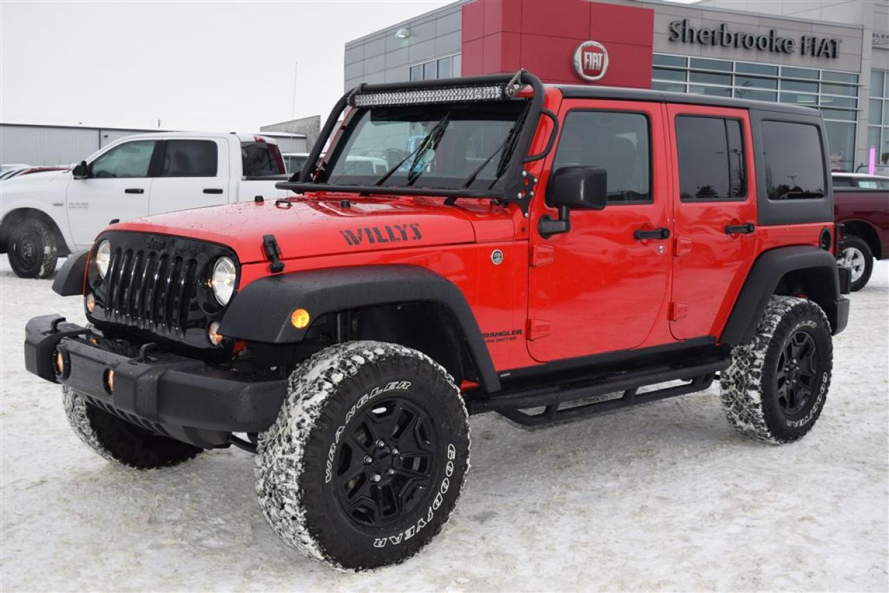 Used 2017 Jeep Wrangler Willys+2 Toits+bcp for sale in Sherbrooke, QC
