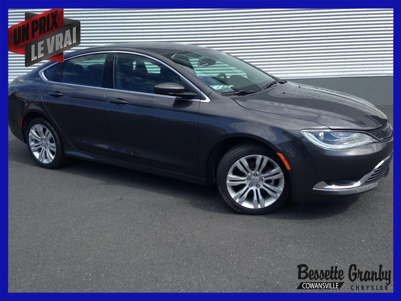 <a href=https://www.granbychrysler.com/occasion/Chrysler-200-2016.html>https://www.granbychrysler.com/occasion/Chrysler-200-2016.html</a>

Des transactions sans tracas depuis 60 ans !  -150 véhicules doccasion disponible.  -Rapport CARPROOF disponible.  -Inspection tranquillité desprit.  Notre politique : Un prix, le vrai.  *Financement rapide aux meilleurs taux de lindustrie  *1,2 et 3 chance au crédit disponible  Appelez-nous pour plus de détails!   Contactez-nous par Texto au numéro 450-915-1404.  ==Téléphonez-nous avant de vous déplacer afin de confirmer lemplacement et la disponibilité ==Tous les rabais sont déjà inclus dans le prix affiché (conquête/loyauté/boni au comptant/etc.)==Financement rapide==2e Chance au crédit disponible==Frais de préparation et de documentation (325$ neuf et 225$ occasion) en sus==Photos à titre indicatif==Le manufacturier ou le concessionnaire peuvent mettre fin à cette offre en tout temps==Vaste inventaire==