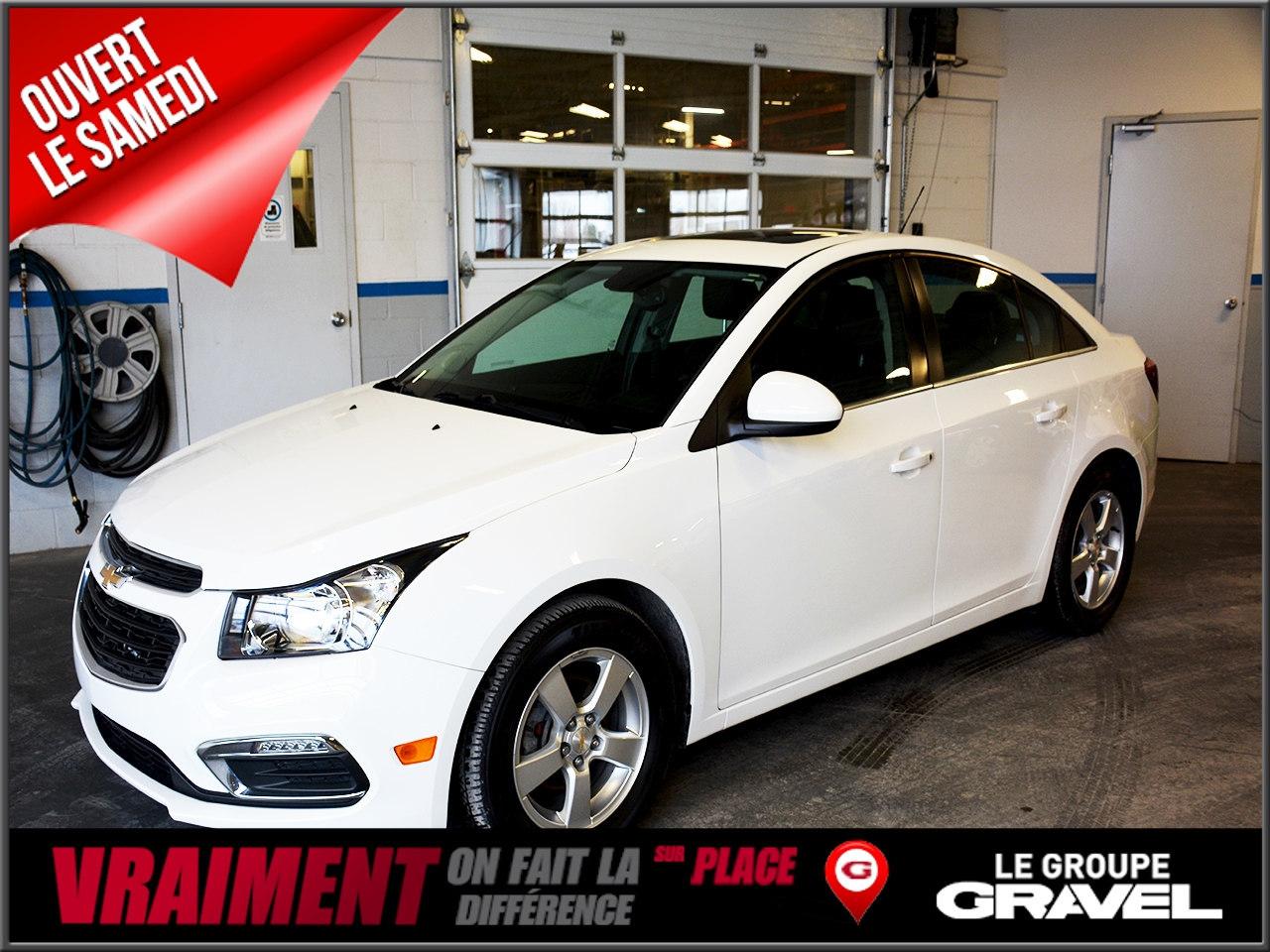<a href=https://www.gravelauto-iledessoeurs.com/occasion/Chevrolet-Cruze-2016.html>https://www.gravelauto-iledessoeurs.com/occasion/Chevrolet-Cruze-2016.html</a>

Jamais Accidenté ! Un Seul Propriétaire ! TOIT OUVRANT - CUIR - DÉMARREUR A DISTANCE - SIÈGES ÉLECTRIQUES - SIÈGES CHAUFFANTS - CAMÉRA ARRIÈRE !! Condition générale exceptionnelle et l`inspection certifiée de GM est complétée. 2e ET 3e CHANCE AU CRÉDIT SUR PLACE... Bienvenue au nouveau arrivant au Canada (PROGRAMME BANCAIRE SPÉCIAL POUR CONSTRUIRE VOTRE CRÉDIT) ouvert le samedi de 10h / 16h. Véhicules doccasion certifiés en 150 points mécanique et esthétique. On ne lésine pas avec la sécurité ! Les techniciens chevronnés de Gravel Ile-Des-Soeurs Chevrolet Buick GMC Cadillac Corvette vous remettent un rapport dinspection détaillé et un rapport CARPROOF sans frais supplémentaire! Service de limousine gratuit ! Nous faisons vraiment la différence sur place, venez nous mettre au défi. www.gravelauto.com Depuis 1952 !    Never been accidented! Only one owner! SUNROOF - HEATED LEATHER SEATS - POWER SEATS - REMOTE STARTER - BACK UP CAMERA !! Great overall condition and certified GM inspection completed. 2nd and 3rd chance credit available. open on Saturdays from 10am to 4pm. Certified used vehicles with 150 point mechanical inspections. We are all about safety! Experienced technicians from Gravel Chevrolet Buick GMC Cadillac Corvette. Will provide you with a detailed inspection report and carproof at no extra cost! Free limo service! The staff at Gravel really makes a difference in house, so check us out online www.gravelauto.com Gravel has one main goal : to give the best customer service with the best prices. Our dedicated sales team at Gravel will make your car shopping experience a dream. Come see us at Gravel Ile-Des-Soeurs. Gravel group, in business since 1952....For a service with no limits: www.gravelauto.com We will respond to your questions 7/7 days. Vehicles can be delivered anywhere in Quebec