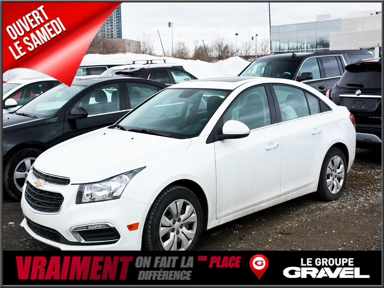 Used 2016 Chevrolet Cruze Lt Toit Bluetooth for sale in Ile-des-Soeurs, QC
