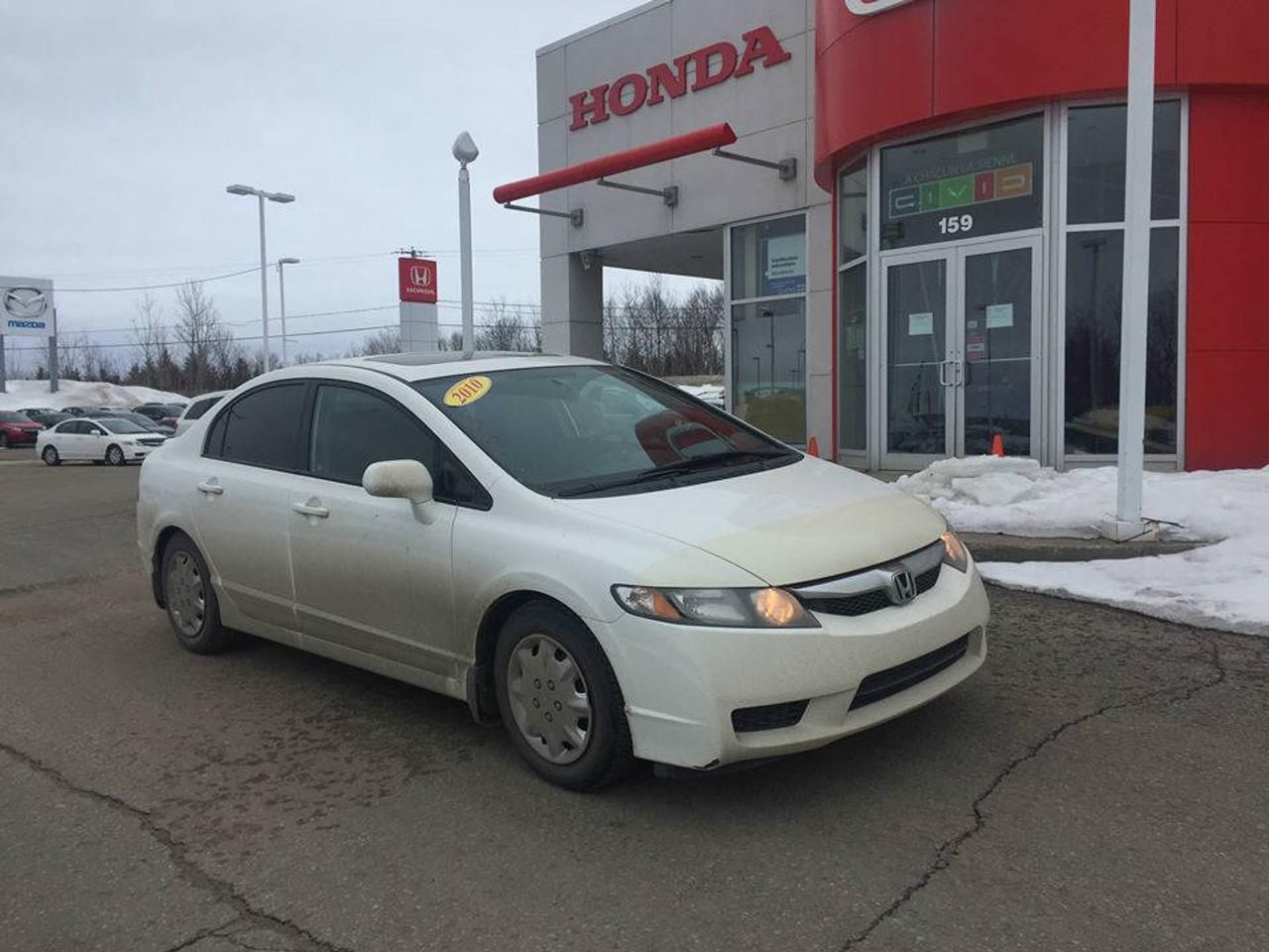 <a href=https://www.donnaconahonda.com/occasion/Honda-Civic-2010.html>https://www.donnaconahonda.com/occasion/Honda-Civic-2010.html</a>

DONNACONA HONDA, HONDA CIVIC SPORT 2010, RÉGULATEUR DE VITESSE, TOIT OUVRANT, GROUPE ÉLECTRIQUE, VITRES TEINTÉES, PRISE USB ET AUXILIAIRE, AIR CLIMATISÉ, ROUES EN ALLIAGE, BECQUET INFÉRIEUR, TAPIS PROTECTEURS ET BIEN PLUS ENCORE.
JAMAIS ACCIDENTÉ, UN SEUL PROPRIÉTAIRE, FEMME PROPRIÉTAIRE, NON-FUMEUR, RAPPORT CARPROOF ET INSPECTION CERTIFIÉE.
Pour plus de renseignements contactez lun de nos conseillers au 1-844-269-3228.
