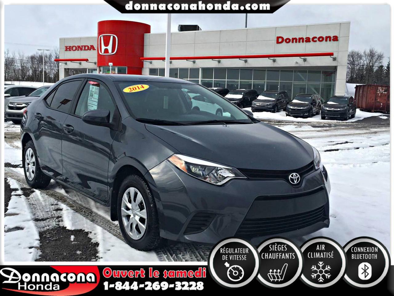 Used 2014 Toyota Corolla LE ECO berline 4 portes CVT for sale in Donnacona, QC