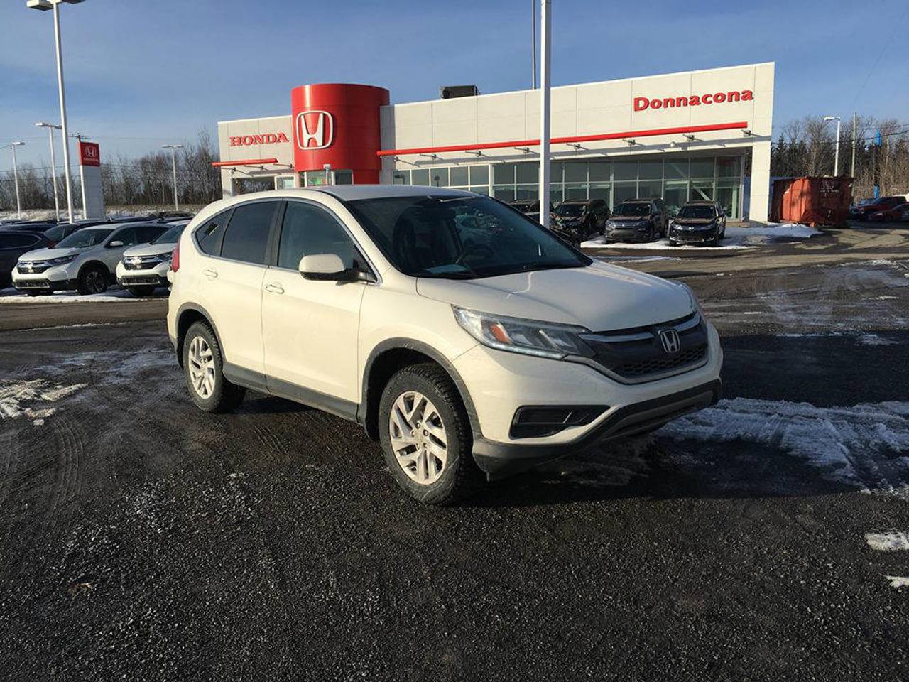 <a href=https://www.donnaconahonda.com/occasion/Honda-CRV-2015.html>https://www.donnaconahonda.com/occasion/Honda-CRV-2015.html</a>

DONNACONA HONDA, HONDA CR-V SE 2015, TRACTION INTÉGRALE, CAMÉRA DE RECUL, ÉCRAN TACTILE, ENTRÉE ET DÉMARRAGE SANS CLÉ, CONNEXION BLUETHOOT, SIÈGES CHAUFFANTS, VITRES TEINTÉES ET BIEN PLUS ENCORE.
RETOUR DE LOCATION, FEMME PROPRIÉTAIRE, NON-FUMEUR, RAPPORT CARPROOF ET RAPPORT DINSPECTION. 
Pour plus de renseignements contactez lun de nos conseillers au 1-844-269-3228.