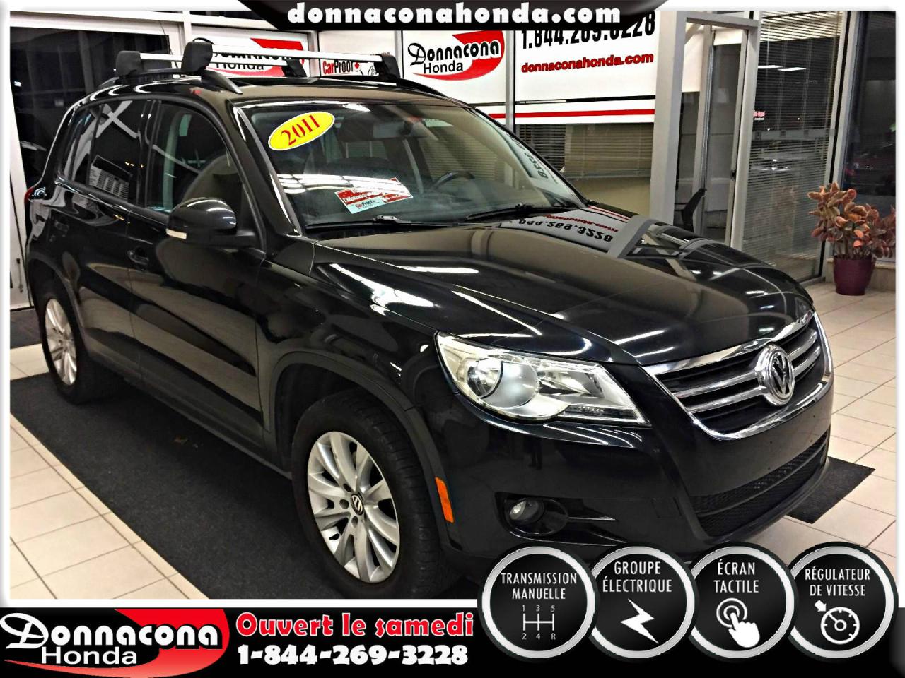 Used 2011 Volkswagen Tiguan 4 portes, boîte manuelle, Trendline for sale in Donnacona, QC