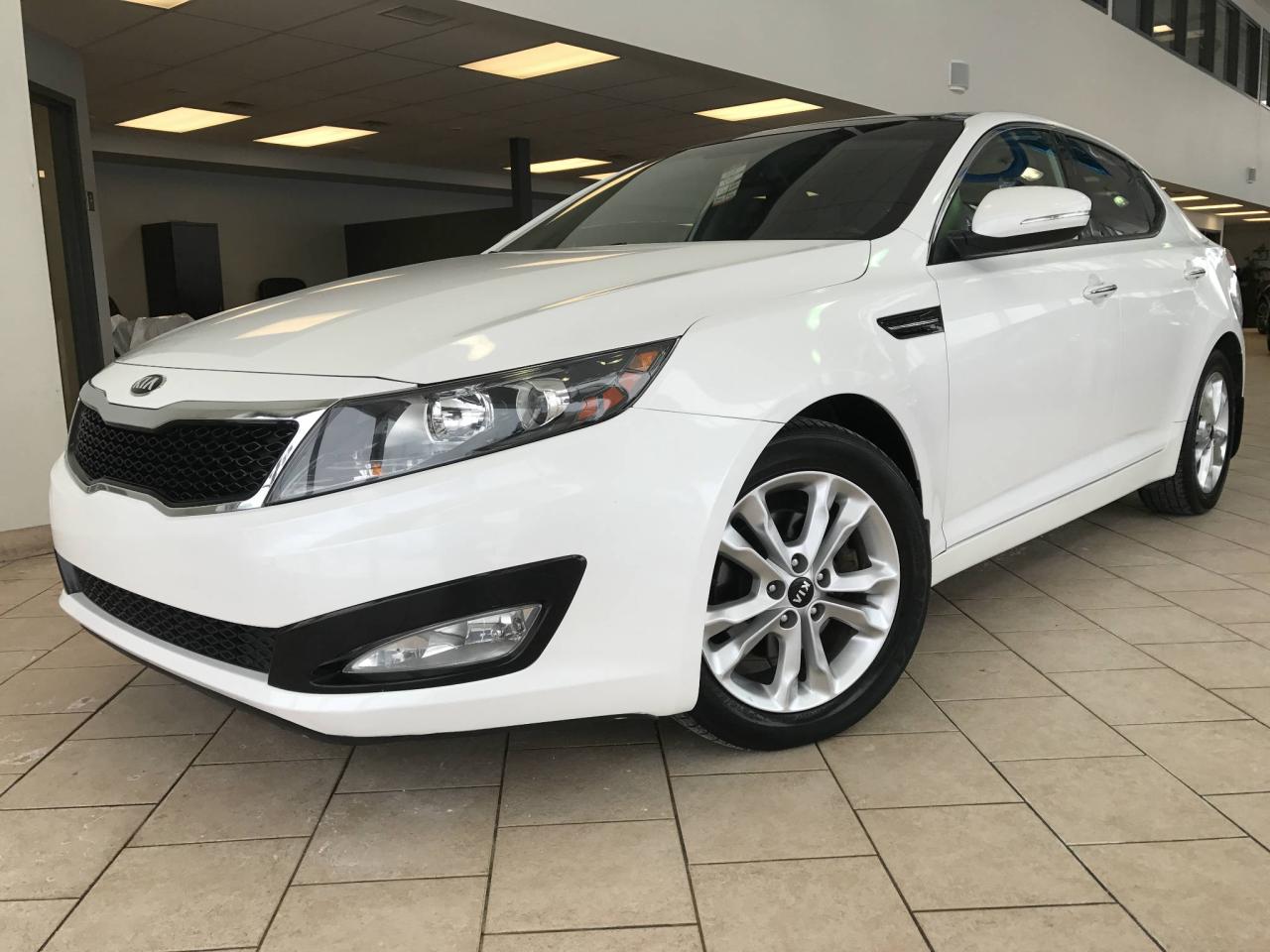 Used 2013 Kia Optima Ex+ TOIT PANO CUIR CAM.RECUL S.CHAUFFANT for sale in Pointe-Aux-Trembles, QC