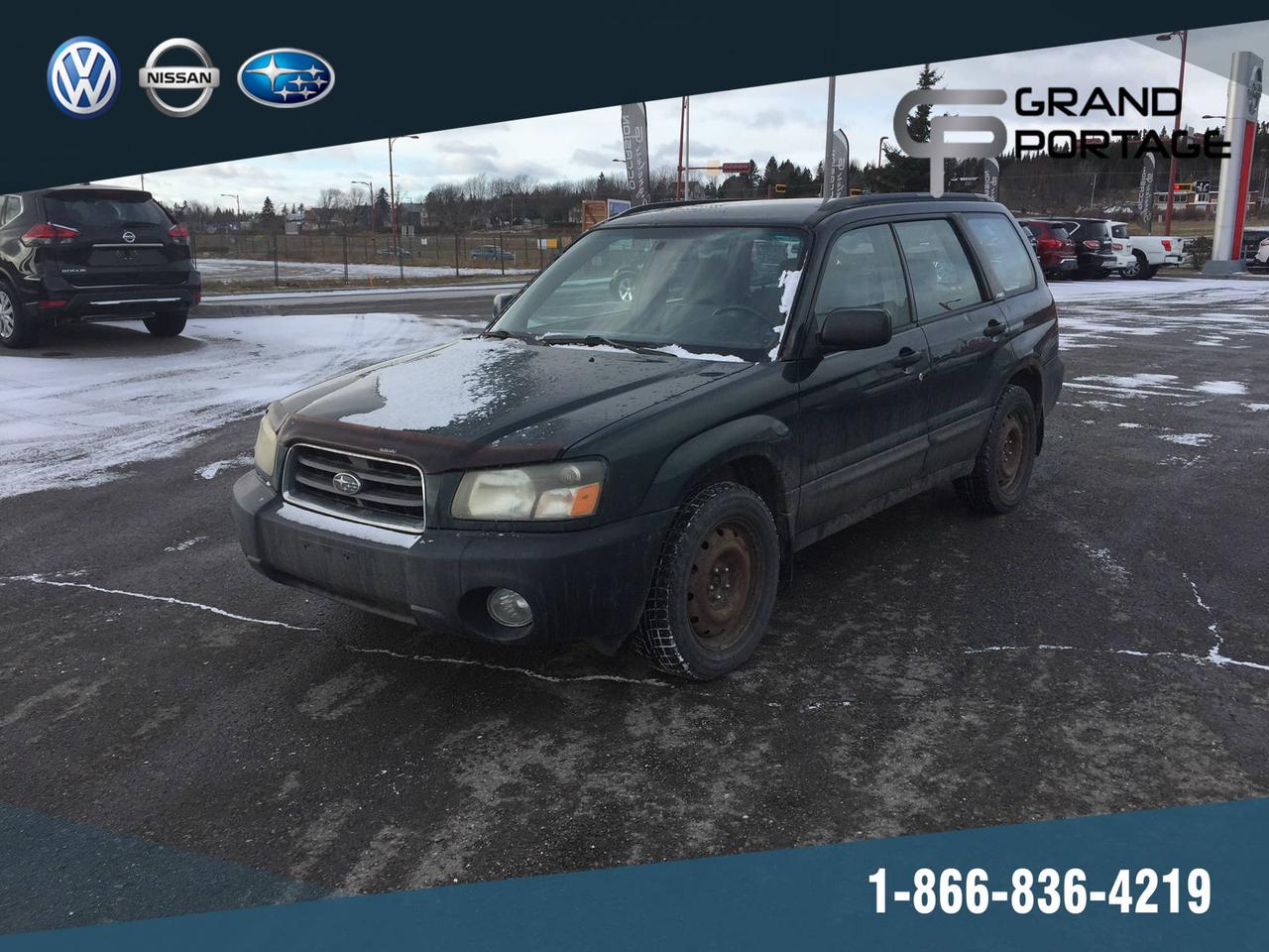 <a href=https://www.autoaubaine.com/Subaru-Forester-c6968555.html>https://www.autoaubaine.com/Subaru-Forester-c6968555.html</a>

Véhicule à traction intégrale robuste. Voiture non-inspectée. A besoin de diverses réparations pour obtenir un rendement adéquat. Air climatisé et divers accessoires (le cas échéant) peuvent ne pas être fonctionnels. Rabais du prix régulier du marché accordé en conséquence.