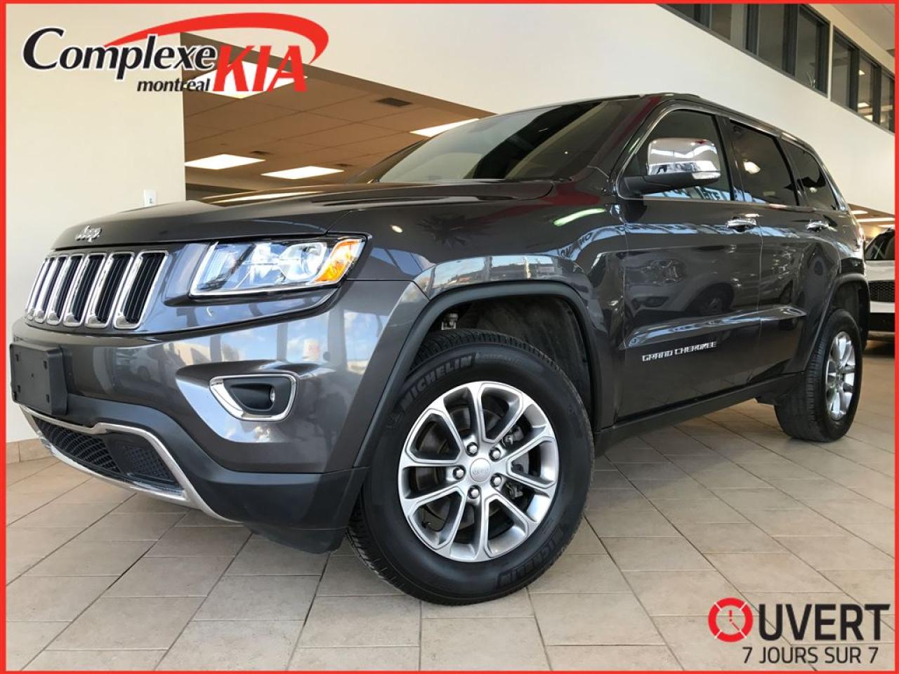 Used 2016 Jeep Grand Cherokee limited toit ouvrant caméra de recul 4x4 for sale in Pointe-Aux-Trembles, QC