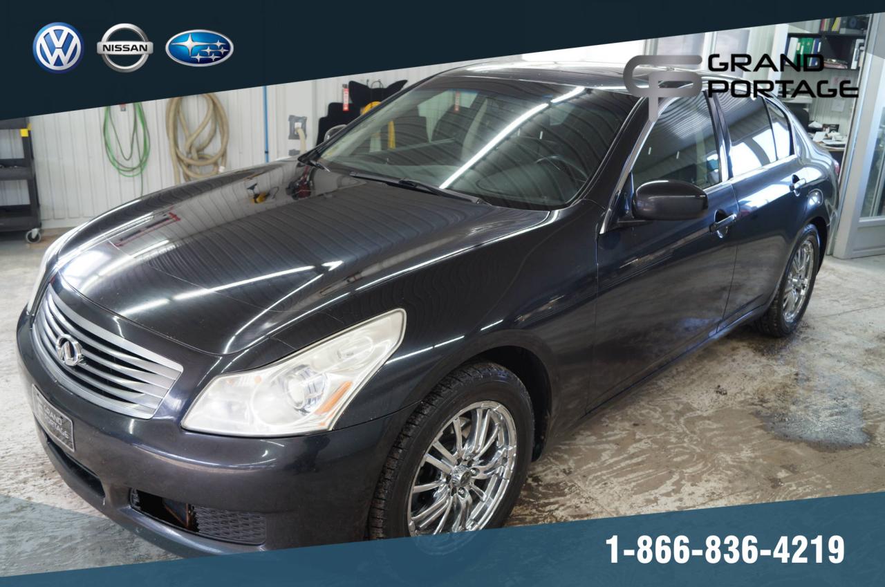 Used 2007 Infiniti G35 Luxe AWD automatique + GPS + Cuir for sale in Rivière-Du-Loup, QC