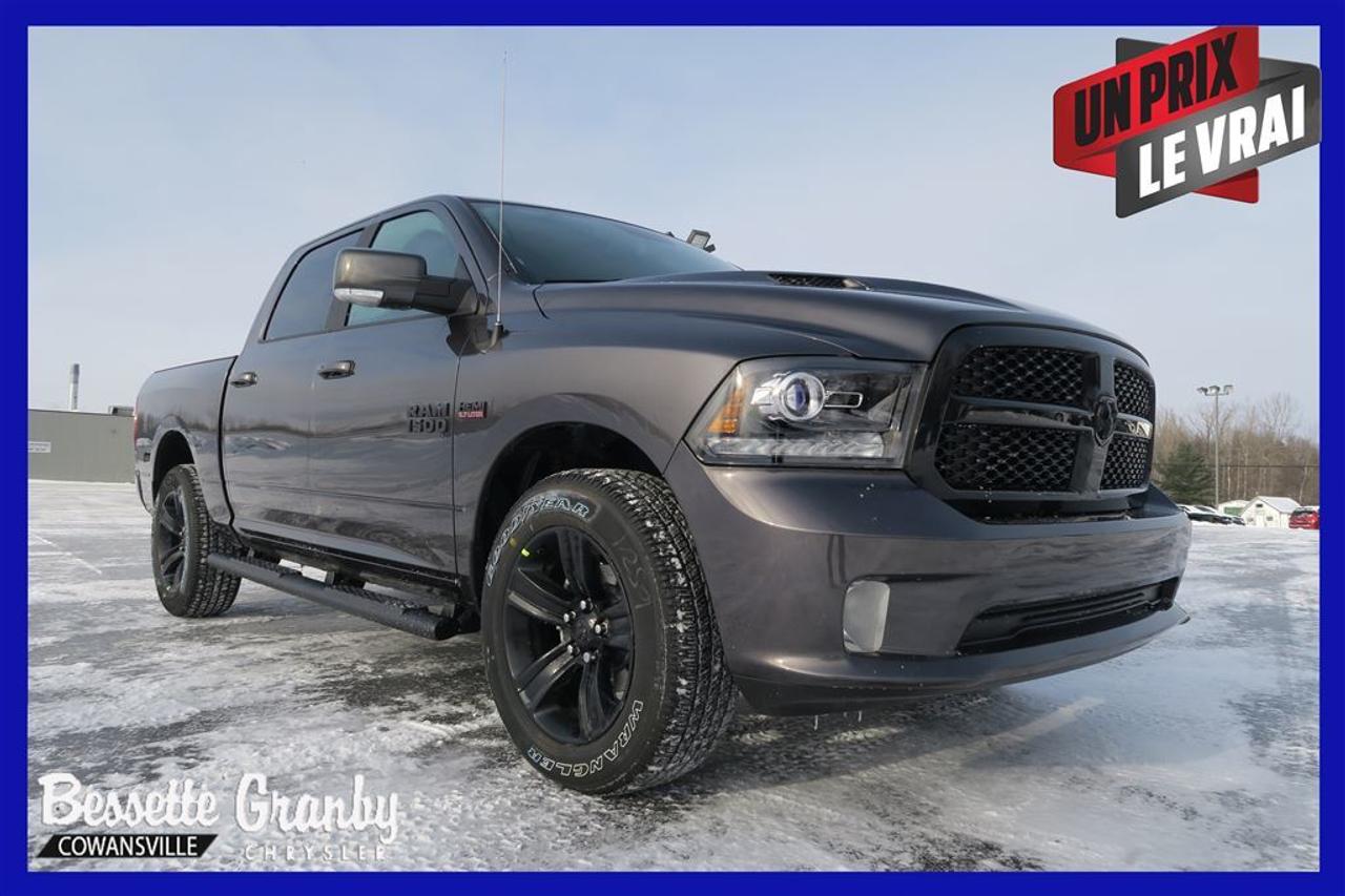 <a href=https://www.granbychrysler.com/occasion/RAM-1500-2018.html>https://www.granbychrysler.com/occasion/RAM-1500-2018.html</a>

Boite 57, ensemble commodités, ensemble confort, démarreur à distance et sécurité, différentiel 3.92, capot sport haute performance, marche-pieds, doublure de caisse pulvérisée, écran tactile 8.4 PO  Des transactions sans tracas depuis 60 ans !  Notre politique : Un prix, le vrai.  *Financement rapide aux meilleurs taux de lindustrie  *1,2 et 3 chance au crédit disponible  Appelez-nous pour plus de détails!   Contactez-nous par Texto au numéro 450-915-1404.  ==Téléphonez-nous avant de vous déplacer afin de confirmer lemplacement et la disponibilité ==Tous les rabais sont déjà inclus dans le prix affiché (conquête/loyauté/boni au comptant/etc.)==Financement rapide==2e Chance au crédit disponible==Frais de préparation et de documentation (325$ neuf et 225$ occasion) en sus==Photos à titre indicatif==Le manufacturier ou le concessionnaire peuvent mettre fin à cette offre en tout temps==Vaste inventaire==