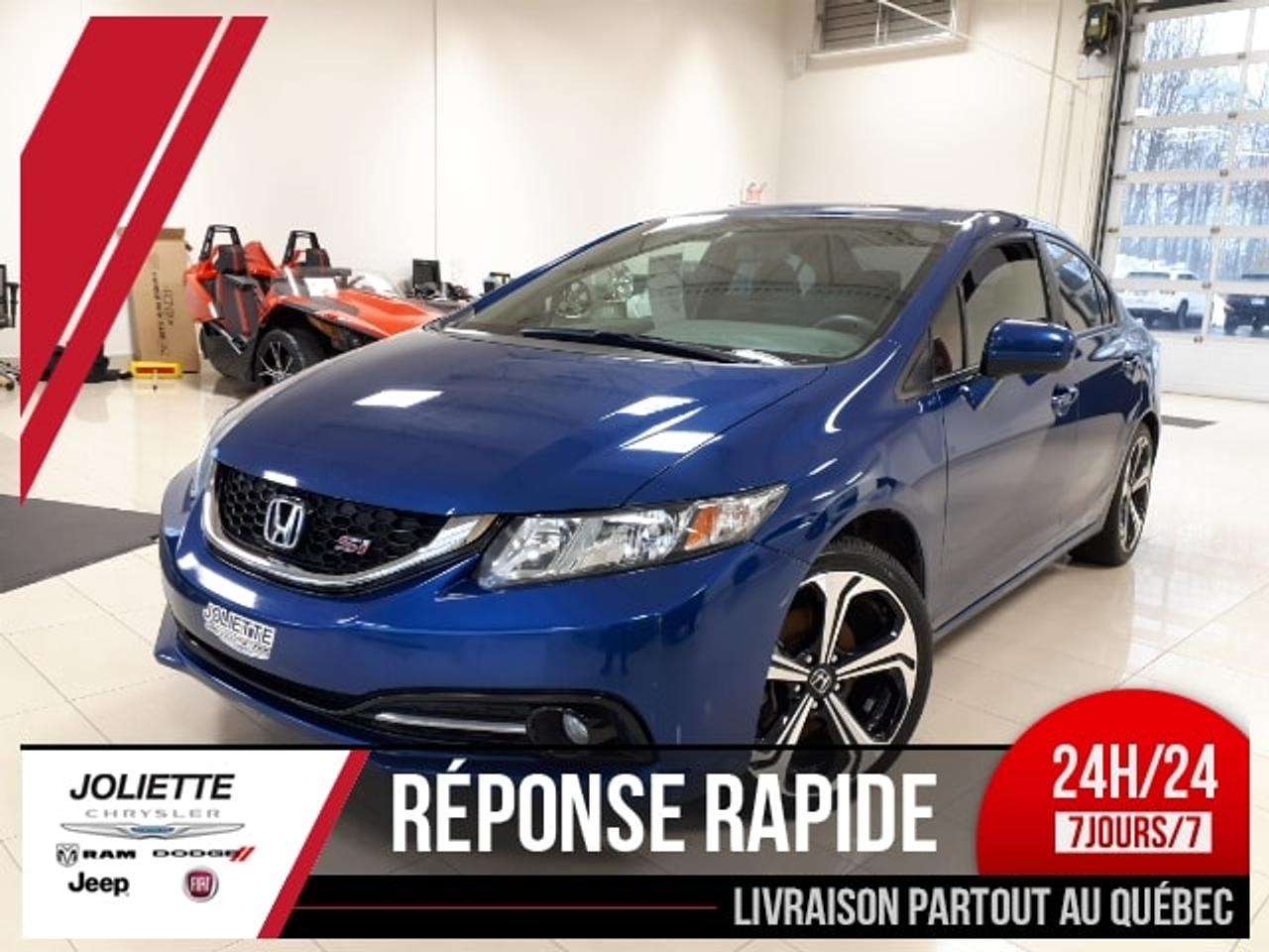 <a href=http://www.joliettedodge.com/occasion/Honda-Civic-2014.html>http://www.joliettedodge.com/occasion/Honda-Civic-2014.html</a>

HONDA CIVIC SI, MANUEL, TOIT OUVRANT, GPS, CAMERA DE RECULE, SIÈGE CHAUFFANT, LECTEUR CD, AIR CLIMATISÉ, VITRES ÉLECTRIQUES, PORTE ÉLECTRIQUE, RÉGULATEURDE VITESSE. Véhicule inspecté par un mécanicien professionnel certifiéCAA Québec. Le véhicule a été inspecté réparé et certifié . Notre concessionnaire offre le rapportCarproof et le kilométrage est certifié par notre machine ultra-moderne de laconcession. Grâce à des ententes exclusives, nous offrons un financementà partir de 0.9% disponible et nous avons des spécialistes de 2ième et 3ièmechance au crédit sur place avec plus de 30 ans dexpérience dans le domaine.Pré-approbation de crédit disponible! Nous reprenons les échanges de toutesmarques et grâce à notre important réseau, nous offrons le maximum pour votrevéhicule déchange! Avec plus de 30 ans en service, Joliette Dodge est encoreune entreprise familiale qui sait être à lécoute de ses clients. Cestpourquoi nous avons des avis moyen de 4.5 étoiles sur 5 à travers toute nosplate-forme confondu (Google, Facebook, Reviewsii). Nous sommes à seulement 25minutes de lest de Montréal et de Terrebonne au coin de lautoroute 158 et 31.Nous offrons un service de livraison de véhicule par remorque fermée à lagrandeur de la province. INFO rapide via TEXTO : 450-760-8834 Faite une demande internet ou appelez nous et voyez pourquoichez Joliette Dodge, Ça vaut le détour! Vous cherchez un 4X4 SUV « Truck » Jeepou encore même un camion diesel? www.joliettedodge.com cest plus de 300 véhicules disponibles! (Si vous habitez à plus de 50km de laconcession, avant de passer, renseignez-vous à un représentant sur lapossibilité dobtenir une carte dessence ou Tim Hortons si vous vous déplacezpour venir voir un véhicule). INFO TEXTO,24H/24, 7Jours/7: 450-760-8834 -- We alsospeak English! We are at 25 min of Montreal. Were a family owned business formore than 30 years. We have one of the highest ratings of customer satisfactionin Quebec. See it by yourself: Text us 7 days a week at 450-760-8834. Rapid response guaranteed! Joliette Dodge, Its worth the detour!