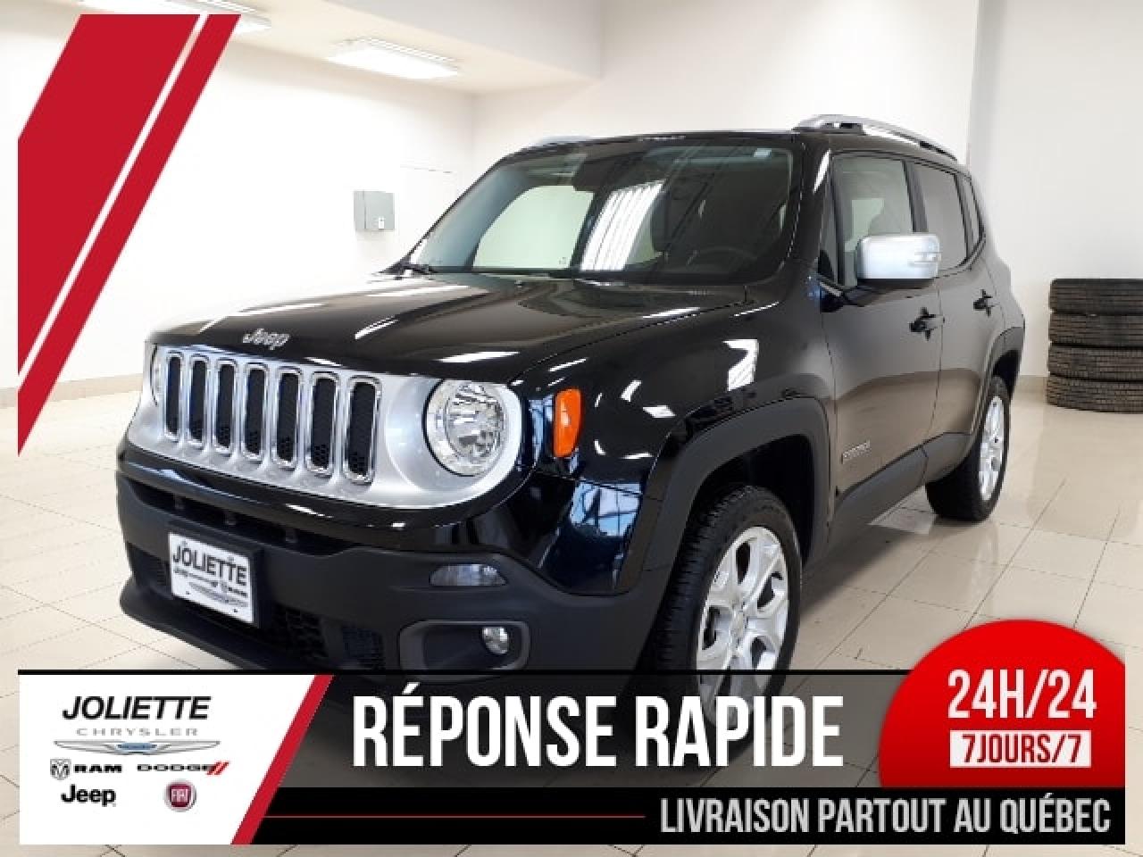 Used 2017 Jeep Renegade Ltd, 4x4, Nav for sale in Joliette, QC