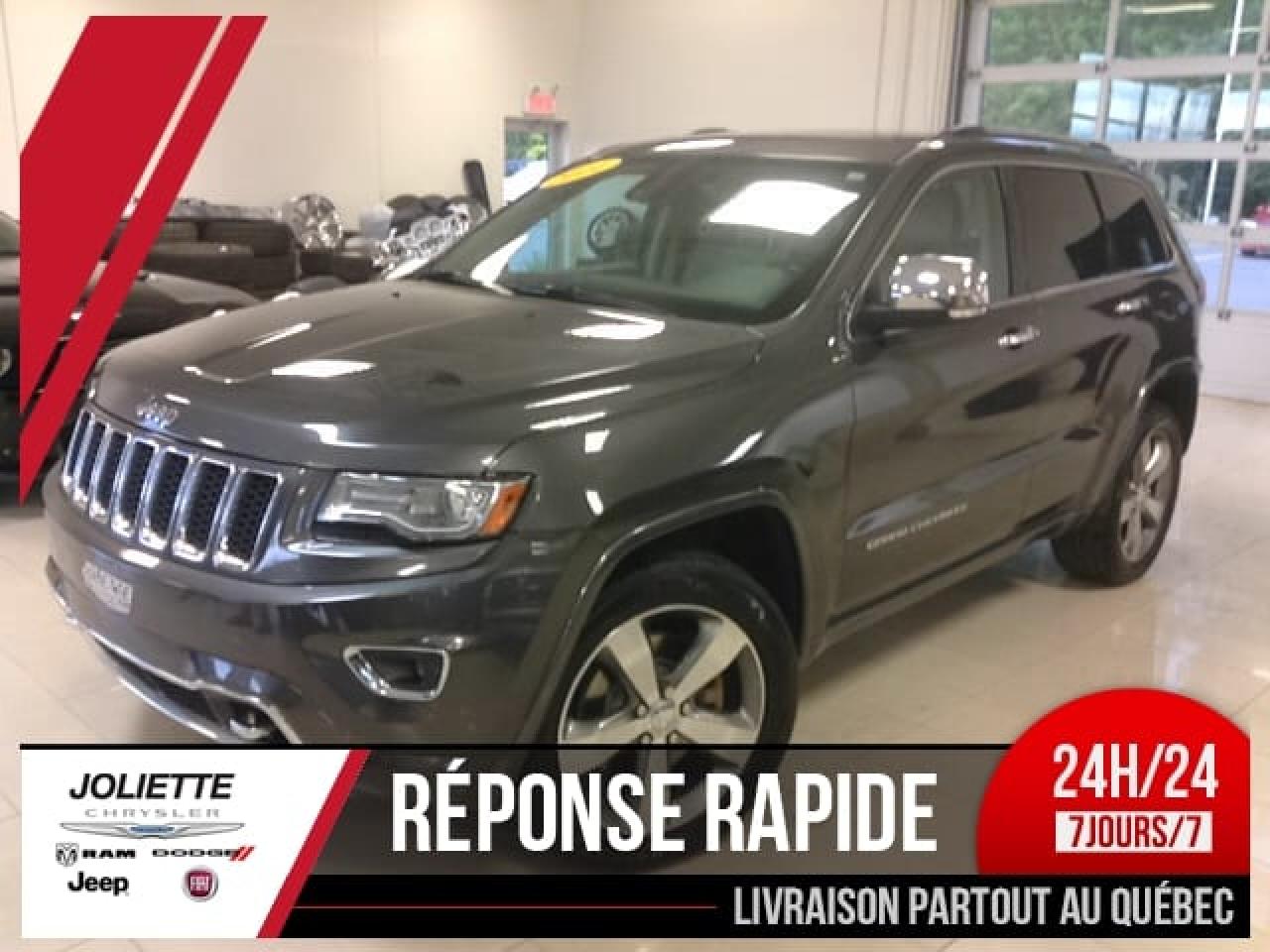 Used 2014 Jeep Grand Cherokee Overland, Cuir for sale in Joliette, QC