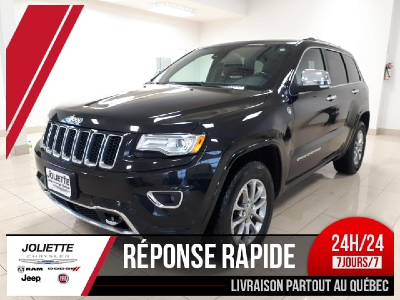 Used 2015 Jeep Grand Cherokee Overland, Diesel for sale in Joliette, QC