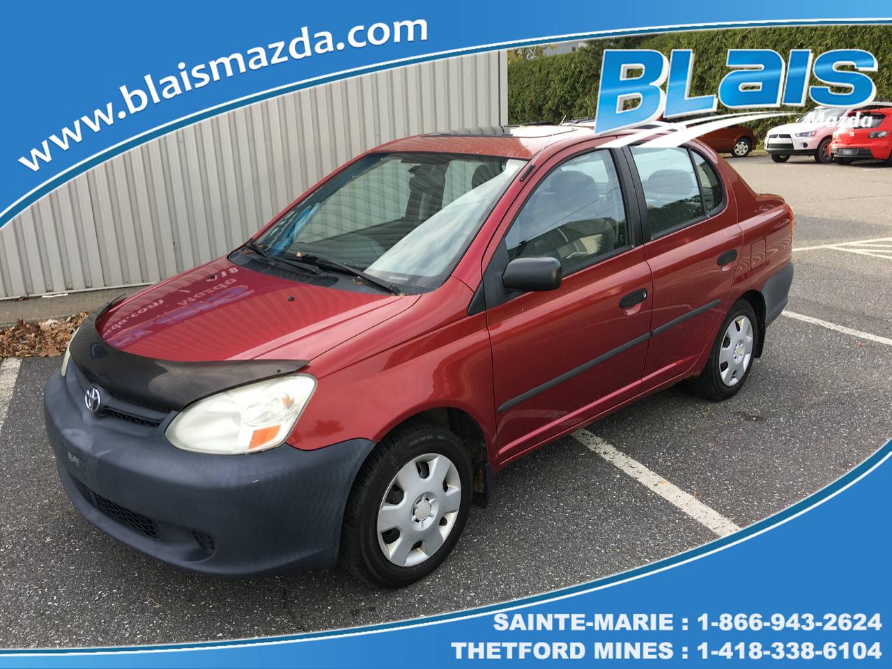 <a href=https://www.blaismazda.com/occasion/Toyota-Echo-2003.html>https://www.blaismazda.com/occasion/Toyota-Echo-2003.html</a>

vehicule vendu tel quel