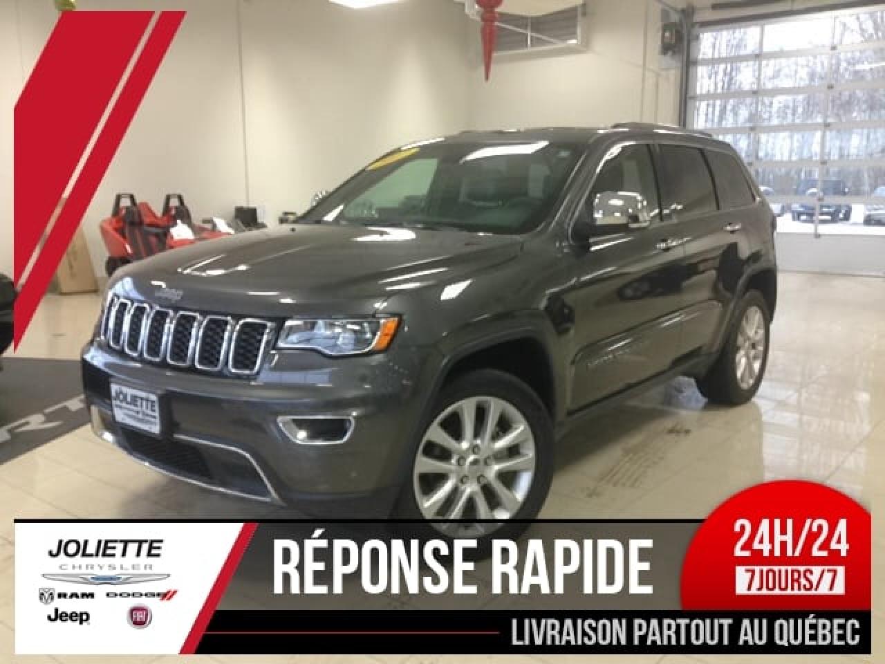 Used 2017 Jeep Grand Cherokee Ltd, V6, 4x4, Cuir for sale in Joliette, QC