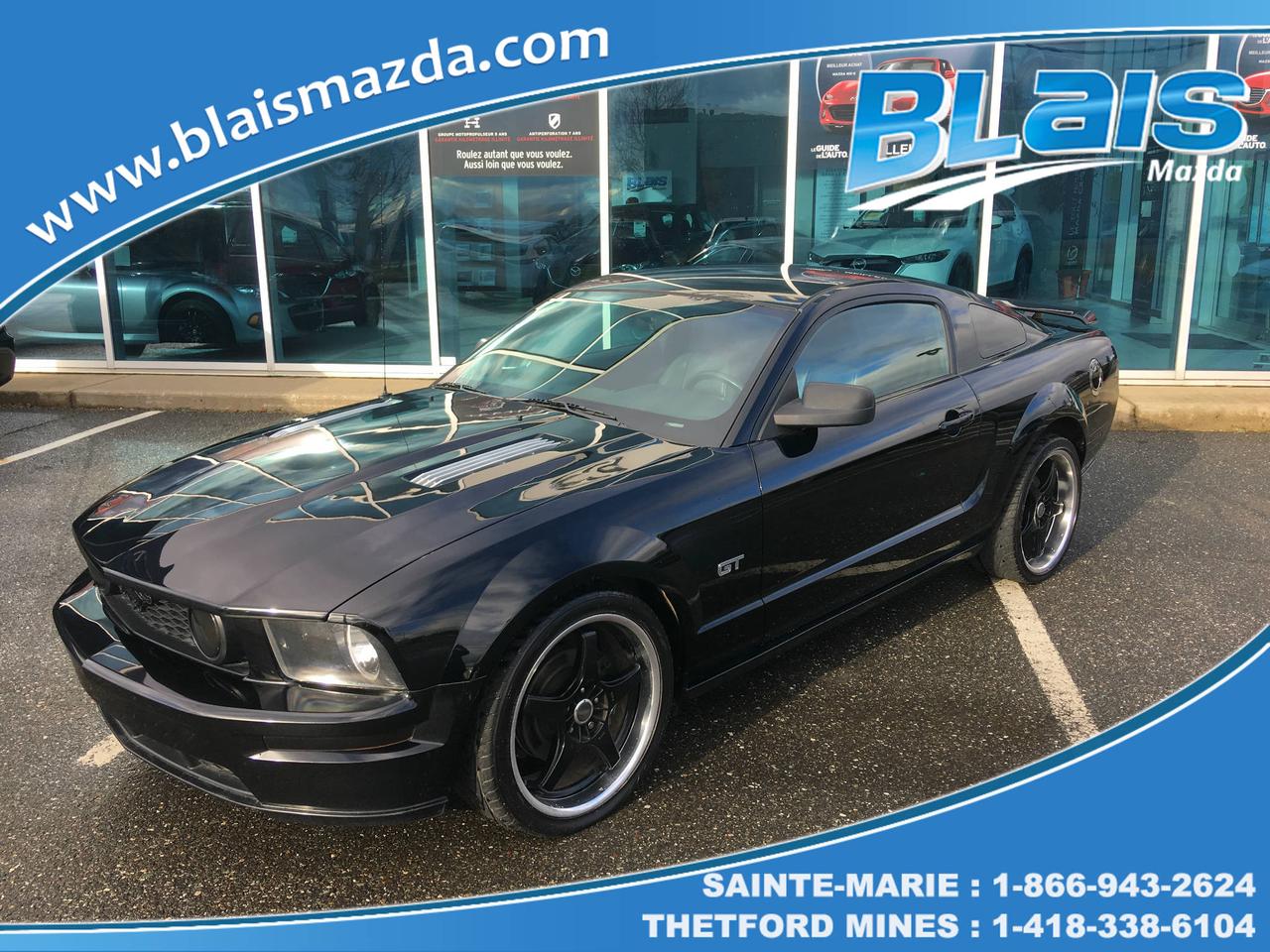 <a href=https://www.blaismazda.com/occasion/Ford-Mustang-2007.html>https://www.blaismazda.com/occasion/Ford-Mustang-2007.html</a>

Blais Mazda est reconnu pour la qualité et linspection minutieuse de ses véhicules.
Nous offrons un inventaire très varié pour tout les budgets à des taux de financement très avantageux.  
Nous sommes toujours à la recherche de véhicules doccasion, de toutes marques et modèles, passez nous voir pour une évaluation gratuite de votre véhicule.