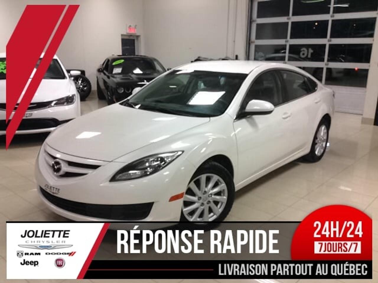 <a href=http://www.joliettedodge.com/occasion/Mazda-6-2013.html>http://www.joliettedodge.com/occasion/Mazda-6-2013.html</a>

PAYEZ 42$/SEM TX INCLUSES. AUTOMATIQUE, AIR CLIMATISÉ, GROUPE ÉLECTRIQUE COMPLET ( VITRES,PORTES,MIROIRS ÉLECTRIQUE ) LECTEUR CD, BLUETOOTH, MOTEUR 2.5L. INFO 7J/7 TEL OU TEXTO: 450-760-8834 BALANCE DE GARANTIE MOTO-PROPULSEUR JUSQUAUX 5 FÉVRIER 2018 OU 100 000KM Véhicule inspecté par un mécanicien professionnel certifiéCAA Québec. Notre concessionnaireoffre le rapport dinspection, Carproof et le kilométrage est certifié par notre machineultra-moderne de la concession. Grâce à des ententes exclusives, nousoffrons un financement à partir de 0.9% disponible et nous avons desspécialistes de 2ième et 3ième chance au crédit sur place avec plus de 30 ansdexpérience dans le domaine. Pré-approbation de crédit disponible! Nousreprenons les échanges de toutes marques et grâce à notre important réseau,nous offrons le maximum pour votre véhicule déchange! Avec plus de 30 ans en service, Joliette Dodge est encoreune entreprise familiale qui sait être à lécoute de ses clients. Cestpourquoi nous avons des avis moyen de 4.5 étoiles sur 5 à travers toute nosplate-forme confondu (Google, Facebook, Reviewsii). Nous sommes à seulement 25minutes de lest de Montréal et de Terrebonne au coin de lautoroute 158 et 31.Nous offrons un service de livraison de véhicule par remorque fermée à lagrandeur de la province. INFO rapide via TEXTO : 450-760-8834 Faite une demande internet ou appelez nous et voyez pourquoichez Joliette Dodge, Ça vaut le détour! Vous cherchez un 4X4 SUV « Truck » Jeepou encore même un camion diesel? www.joliettedodge.com cest plus de 300 véhicules disponibles! (Si vous habitez à plus de 50km de laconcession, avant de passer, renseignez-vous à un représentant sur lapossibilité dobtenir une carte dessence ou Tim Hortons si vous vous déplacezpour venir voir un véhicule). INFO TEXTO, 24H/24, 7Jours/7: 450-760-8834 -- We alsospeak English! We are at 25 min of Montreal. Were a family owned business formore than 30 years. We have one of the highest ratings of customer satisfactionin Quebec. See it by yourself: Text us 7 days a week at 450-760-8834. Rapid response guaranteed! Joliette Dodge, Its worth the detour!