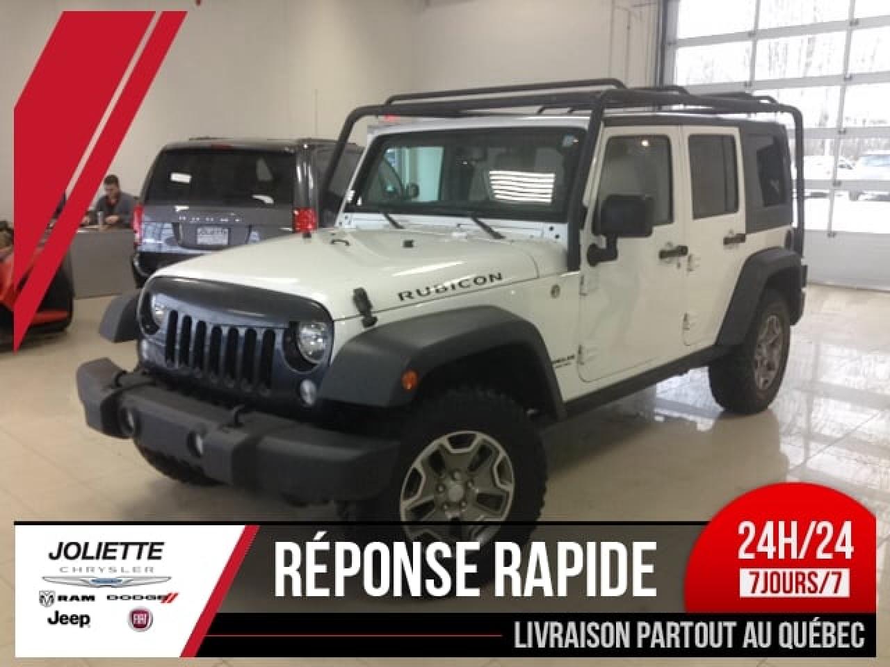 Used 2016 Jeep Wrangler Rubicon, 4x4, Nav, 2 for sale in Joliette, QC