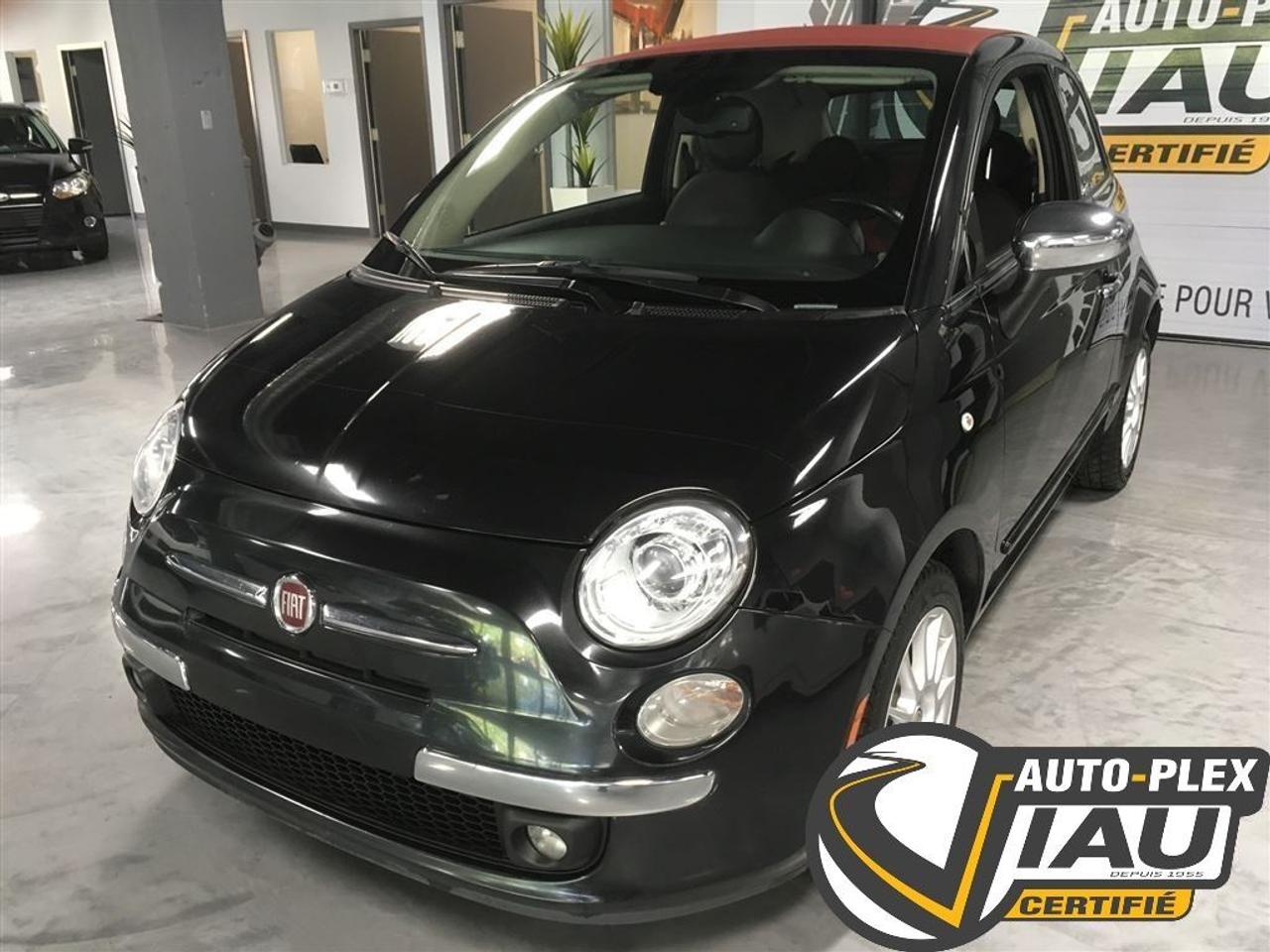<a href=https://www.autoaubaine.com/Fiat-500-c6828549.html>https://www.autoaubaine.com/Fiat-500-c6828549.html</a>

SIÈGE EN CUIR DÉCAPOTABLE PRISE AUX RÉGULATEUR DE VITESSE MAGS SIÈGE CHAUFFANT COMMANDE AUDIO AU VOLANT MOTEUR 4 CYL. ÉCONOMIQUE RÉGLAGE DE TEMPÉRATURE AUTOMATIQUE BLUETOOTH SONAR DE RECUL      CE VÉHICULE NÀ JAMAIS ÉTÉ ACCIDENTÉ.  Nous avons effectué un reconditionnement complet incluant shampooing intérieur et moteur cire et polissage 3 étapes complet.    Nous avons effectué une inspection mécanique complète et les réparations nécessaires au fonctionnement sécuritaire du véhicule. PARTEZ EN CONFIANCE!     Une garantie mécanique complète de 4 ANS / 60 000KM incluant les groupes électrique et accessoires peut vous être offerte à lachat à coût très réduit! INFORMEZ-VOUS!    FINANCEMENT : Nous offrons le financement sur ce véhicule, 1-2-3e chances aux crédit. Taux dintérêt à partir de 4.74%. Termes jusquà 60 mois disponible. FAITES-VOTRE DEMANDE DE FINANCEMENT EN LIGNE !! GRATUIT ET RÉPONSE RAPIDE!     PROFITEZ DE NOS RABAIS FOURNISSEUR SUR TOUT PIÈCES-SERVICE APRÈS-VENTE! ÉCONOMISEZ JUSQUÀ 50% SUR VOS PROCHAINS CHANGEMENTS DHUILE ET ENTRETIENS!     AUTOPLEX VIAU CERTIFIÉ est une entreprise familiale en affaire depuis 1955. Notre personnel dexpérience à comme mission de vous satisfaire à tout les niveaux de votre transactions. Notre but est de simplifier votre processus dachat au maximum! FAITES-NOUS CONFIANCE!!