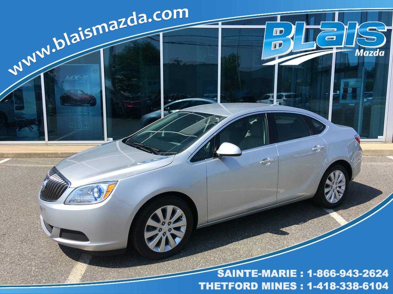 <a href=https://www.blaismazda.com/occasion/Buick-Verano-2014.html>https://www.blaismazda.com/occasion/Buick-Verano-2014.html</a>

Blais Mazda est reconnu pour la qualité et linspection minutieuse de ses véhicules.
Nous offrons un inventaire très varié pour tout les budgets à des taux de financement très avantageux.  
Nous sommes toujours à la recherche de véhicules doccasion, de toutes marques et modèles, passez nous voir pour une évaluation gratuite de votre véhicule.