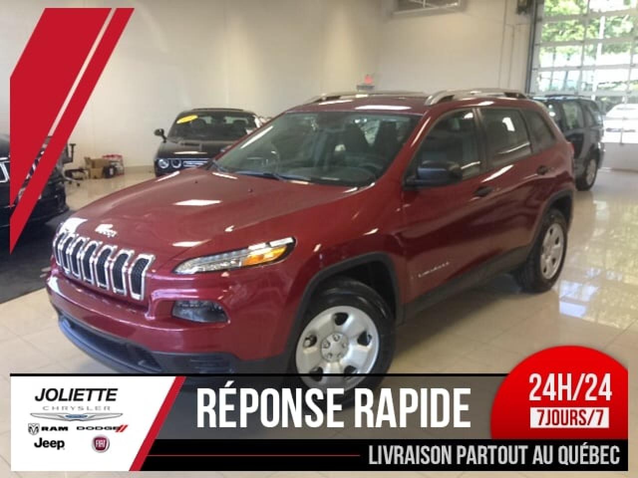 Used 2017 Jeep Cherokee Sport V6 Ens for sale in Joliette, QC