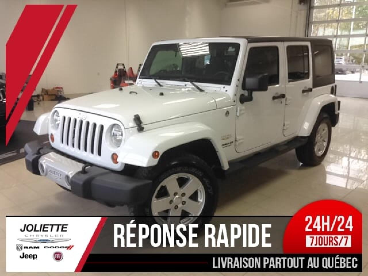 Used 2012 Jeep Wrangler Sahara, 2x Toit for sale in Joliette, QC
