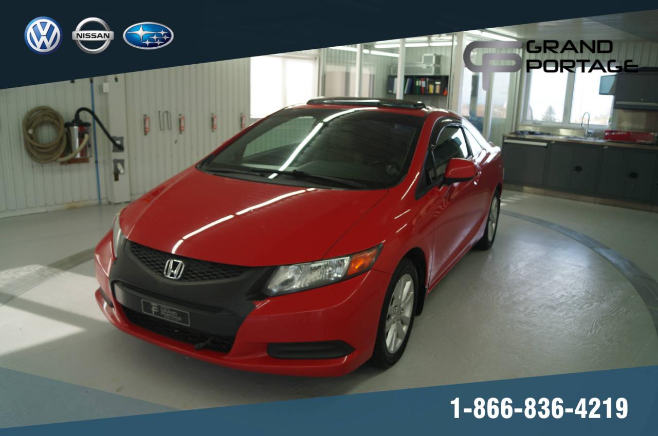 Used 2012 Honda Civic EX-L 1.8L + AUTO + CUIR + MAGS + AC + CR for sale in Rivière-Du-Loup, QC