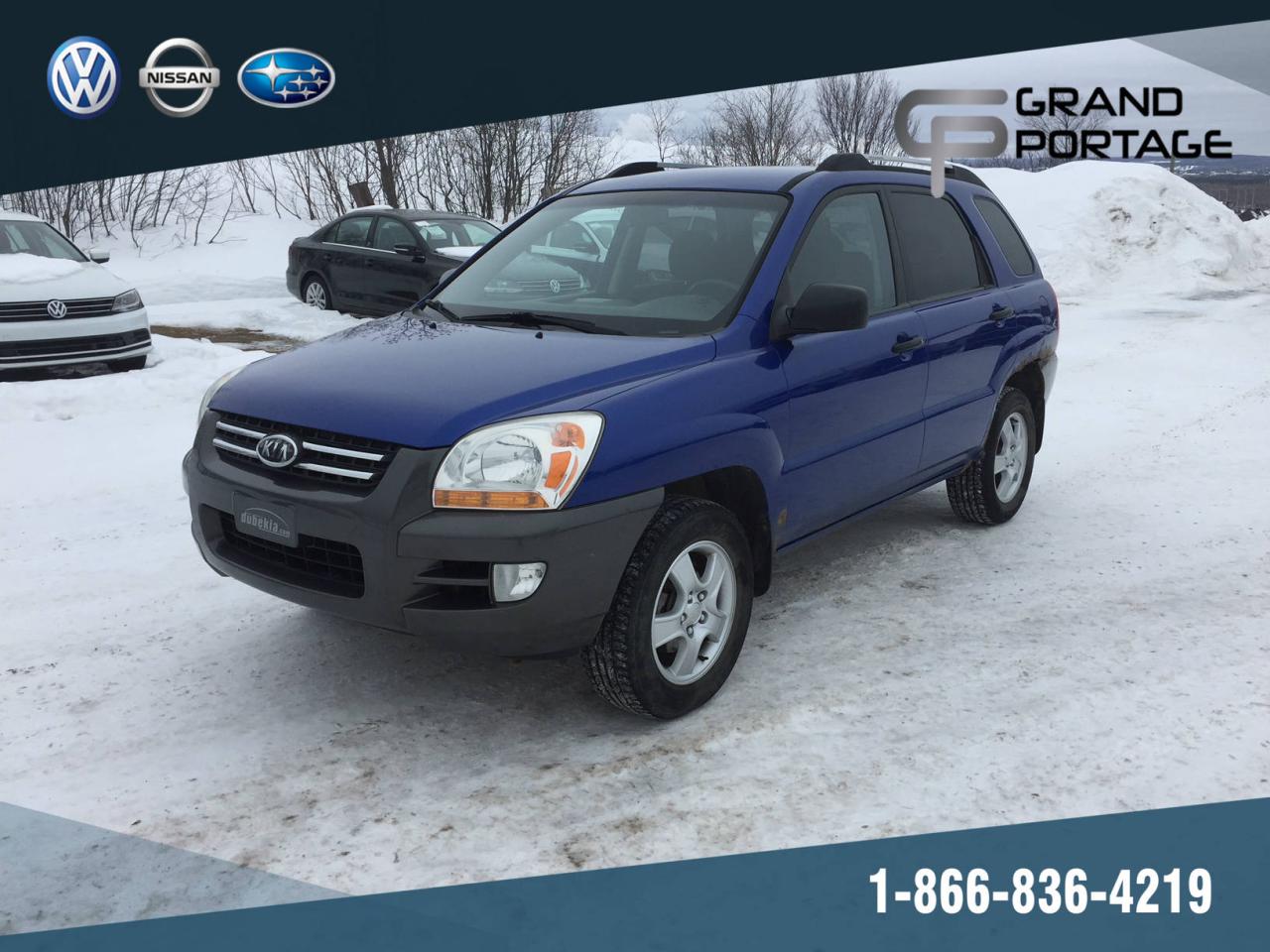 Used 2006 Kia Sportage LX 2.0L + MANUEL + MAGS + VITRES + CRUIS for sale in Rivière-Du-Loup, QC