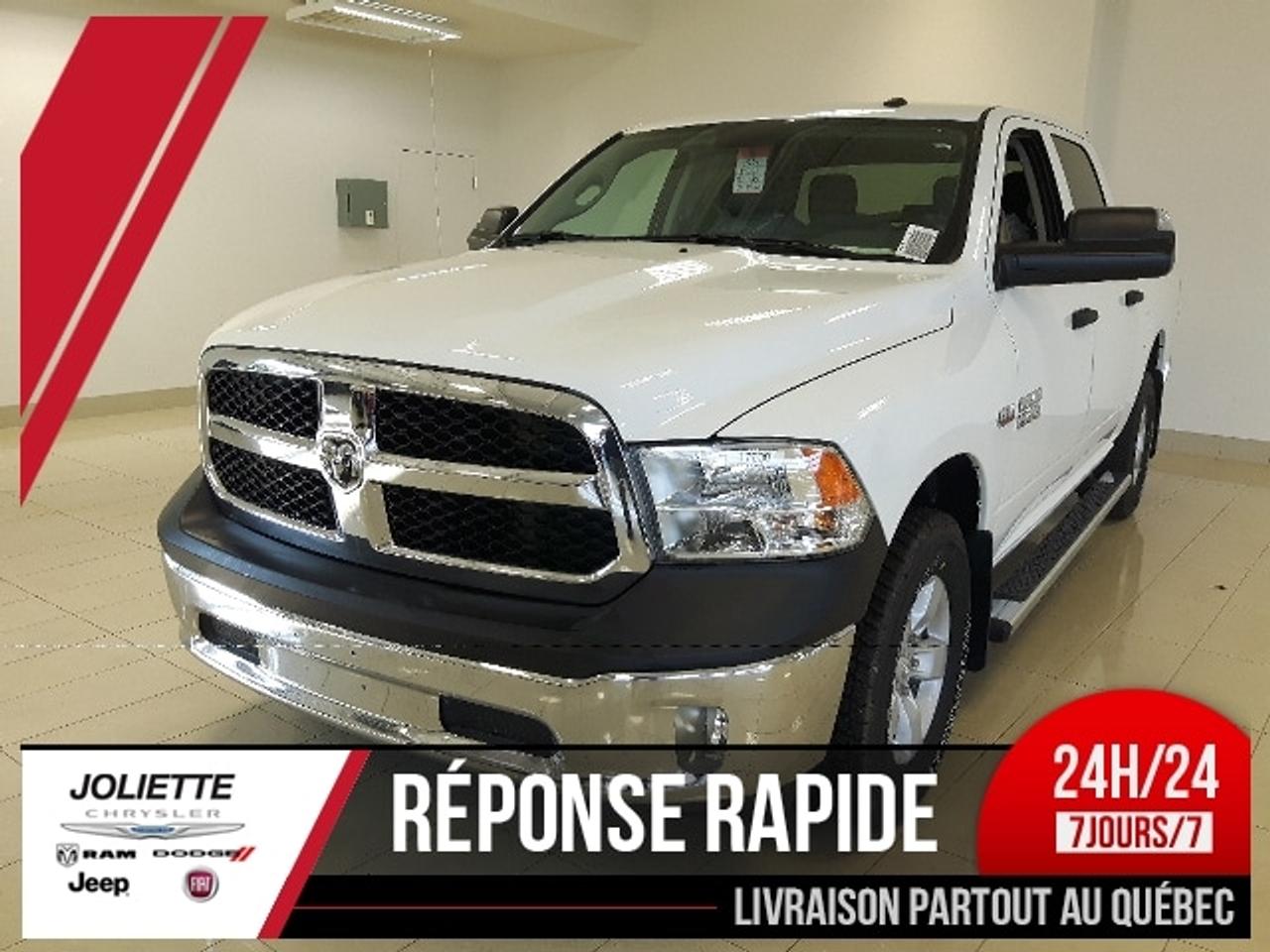 <a href=http://www.joliettedodge.com/occasion/RAM-1500-2017.html>http://www.joliettedodge.com/occasion/RAM-1500-2017.html</a>

SXT PLEIN DOPTIONS!! Ensemble rétroviseurs et freins de remorquage, différentiel 3.92, différentiel autobloquant, phares antibrouillards, marche-pieds, pneus hors-route LT, UCONNECT 3.0 téléphone mains libre bluethoot, attelage de remorque, doublure de caisse pulvérisé et beaucoup plus!!--Pour de linformation rapide 7 jours sur 7, appelez ou textez Samantha au: 450-760-8834.--Pré-approbation de crédit disponible (spécialiste 2ième/3ième chance au crédit sur place). Grâce à un important réseau bâti en plus de 30 années de service, nous allouons également des montants exceptionnels sur TOUS les échanges, de toutes les marques! Nous reprenons même en échange les bateaux, motos, motoneiges, etc. Tout cela accompagné de notre service exceptionnel comme le démontre notre moyenne de 4.5/5 étoiles sur plus de 400 avis Google/Facebook/Reviewsii.Nous sommes une concession familiale en affaire depuis plus de 30 ans qui font tout en leur possible pour offrir un service exceptionnel autant à la vente quau service après-vente. Nous sommes lune des rares concessions recommandées CAA Québec, ce qui signifie un taux de satisfaction de la clientèle de plus de 95% pour le service après-vente!Nous sommes à seulement 25 minutes de lest de Montréal et de Terrebonne au coin de la route 158 et autoroute 31. Nous offrons un service de livraison rapide à la grandeur de la province par remorque fermée. INFO TEXTO: 450-760-8834Joliette Dodge, la meilleure transaction, POINT FINAL!PS. Si vous habitez à plus de 50km de la concession, renseignez-vous sur la possibilité dobtenir une carte dessence de 20$ ici sur place si vous vous déplacez pour venir voir un véhicule.-- We also speak English! We are at 25 min of Montreal. Were a family owned business for more than 30 years. We have one of the highest ratings of customer satisfaction in Quebec. See it by yourself: Text us 7 days a week at 450-760-8834. Rapid response guaranteed! Get a gaz card of 20$ on site if you come see a vehicle and come from more than 50km!