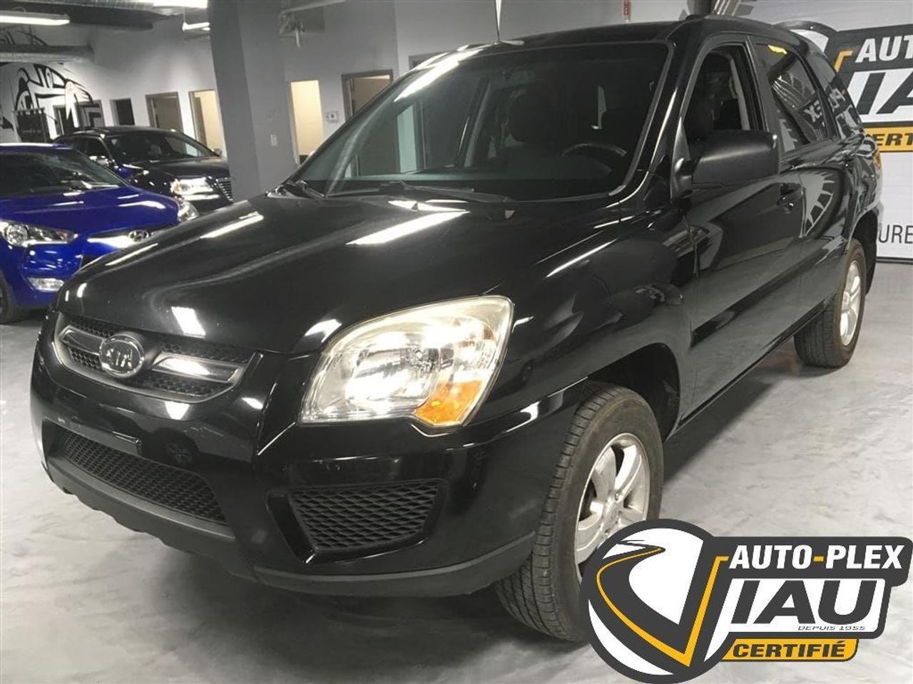 <a href=https://www.autoaubaine.com/Kia-Sportage-c6967629.html>https://www.autoaubaine.com/Kia-Sportage-c6967629.html</a>

TRÈS PROPRE | VITRE ÉLECTRIQUE | PRISE AUX | MAGS | MOTEUR 4 CYL. ÉCONOMIQUE             CE VÉHICULE NÀ JAMAIS ÉTÉ ACCIDENTÉ.    Nous avons effectué un reconditionnement complet incluant shampooing intérieur et moteur cire et polissage 3 étapes complet.        Nous avons effectué une inspection mécanique complète et les réparations nécessaires au fonctionnement sécuritaire du véhicule. CE VÉHICULE EST CERTIFIÉ. PARTEZ EN CONFIANCE!         Une garantie mécanique complète de 4 ANS / 60 000KM incluant les groupes électrique et accessoires peut vous être offerte à lachat à coût très réduit! INFORMEZ-VOUS!        FINANCEMENT : Nous offrons le financement sur ce véhicule, 1-2-3e chances aux crédit. Taux dintérêt à partir de 6.74%. Termes jusquà 36 mois disponible. FAITES-VOTRE DEMANDE DE FINANCEMENT EN LIGNE !! GRATUIT ET RÉPONSE RAPIDE!         PROFITEZ DE NOS RABAIS FOURNISSEURS SUR TOUT PIÈCES-SERVICE APRÈS-VENTE! ÉCONOMISEZ JUSQUÀ 50% SUR VOS PROCHAINS CHANGEMENTS DHUILE ET ENTRETIENS!         AUTOPLEX VIAU CERTIFIÉ est une entreprise familiale en affaire depuis 1955. Notre personnel dexpérience à comme mission de vous satisfaire à tout les niveaux de votre transactions. Notre but est de simplifier votre processus dachat au maximum! FAITES-NOUS CONFIANCE!!