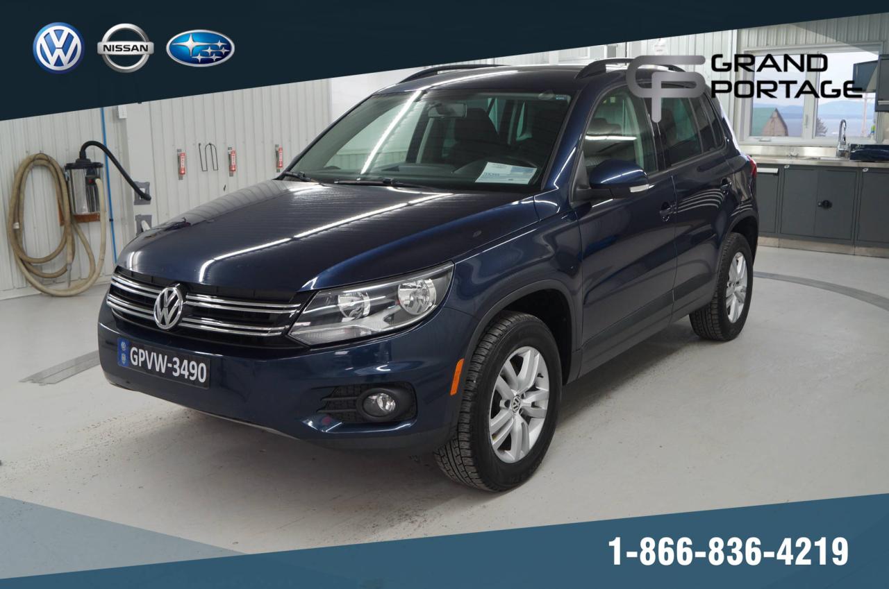 Used 2015 Volkswagen Tiguan Trendline 2.0L + AWD + AUTO + MAGS + AC for sale in Rivière-Du-Loup, QC