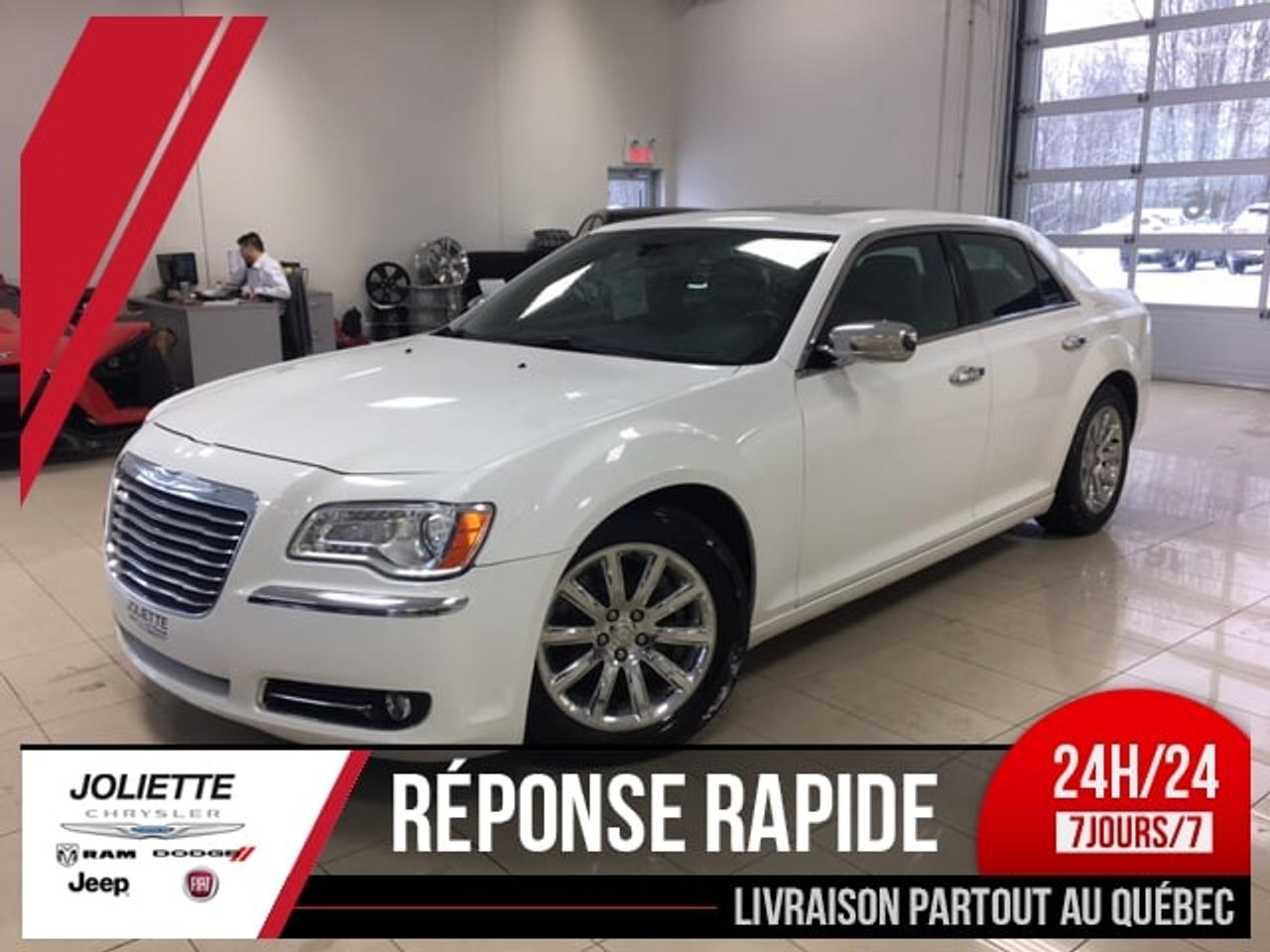 <a href=http://www.joliettedodge.com/occasion/Chrysler-300C-2012.html>http://www.joliettedodge.com/occasion/Chrysler-300C-2012.html</a>

300C, MOTEUR V8 5.7L HEMI , CUIR, TOIT OUVRANT PANORAMIQUE, GPS, CAMERA DE RECULE, ÉCRAN DIGITAL 8.4 POUCES, BLUETOOTH, 6 HAUT PARLEUR PREMIUM, DÉMARREUR À DISTANCE, SIÈGE CHAUFFANT AVANT ET ARRIÈRES, SIÈGE AVANT VENTILER, ENTRER SANS CLEFS, RATIO 2.65, VOLANT CHAUFFANT, RÉGULATEUR DE VITESSE, CHAUFFE MOTEUR. Véhicule inspecté par un mécanicien professionnel certifiéCAA Québec. Le véhicule a été inspecté réparé et certifié . Notre concessionnaire offre le rapportCarproof et le kilométrage est certifié par notre machine ultra-moderne de laconcession. Grâce à des ententes exclusives, nous offrons un financementà partir de 0.9% disponible et nous avons des spécialistes de 2ième et 3ièmechance au crédit sur place avec plus de 30 ans dexpérience dans le domaine.Pré-approbation de crédit disponible! Nous reprenons les échanges de toutesmarques et grâce à notre important réseau, nous offrons le maximum pour votrevéhicule déchange! Avec plus de 30 ans en service, Joliette Dodge est encoreune entreprise familiale qui sait être à lécoute de ses clients. Cestpourquoi nous avons des avis moyen de 4.5 étoiles sur 5 à travers toute nosplate-forme confondu (Google, Facebook, Reviewsii). Nous sommes à seulement 25minutes de lest de Montréal et de Terrebonne au coin de lautoroute 158 et 31.Nous offrons un service de livraison de véhicule par remorque fermée à lagrandeur de la province. INFO rapide via TEXTO : 450-760-8834 Faite une demande internet ou appelez nous et voyez pourquoichez Joliette Dodge, Ça vaut le détour! Vous cherchez un 4X4 SUV « Truck » Jeepou encore même un camion diesel? www.joliettedodge.com cest plus de 300 véhicules disponibles! (Si vous habitez à plus de 50km de laconcession, avant de passer, renseignez-vous à un représentant sur lapossibilité dobtenir une carte dessence ou Tim Hortons si vous vous déplacezpour venir voir un véhicule). INFO TEXTO,24H/24, 7Jours/7: 450-760-8834 -- We alsospeak English! We are at 25 min of Montreal. Were a family owned business formore than 30 years. We have one of the highest ratings of customer satisfactionin Quebec. See it by yourself: Text us 7 days a week at 450-760-8834. Rapid response guaranteed! Joliette Dodge, Its worth the detour!