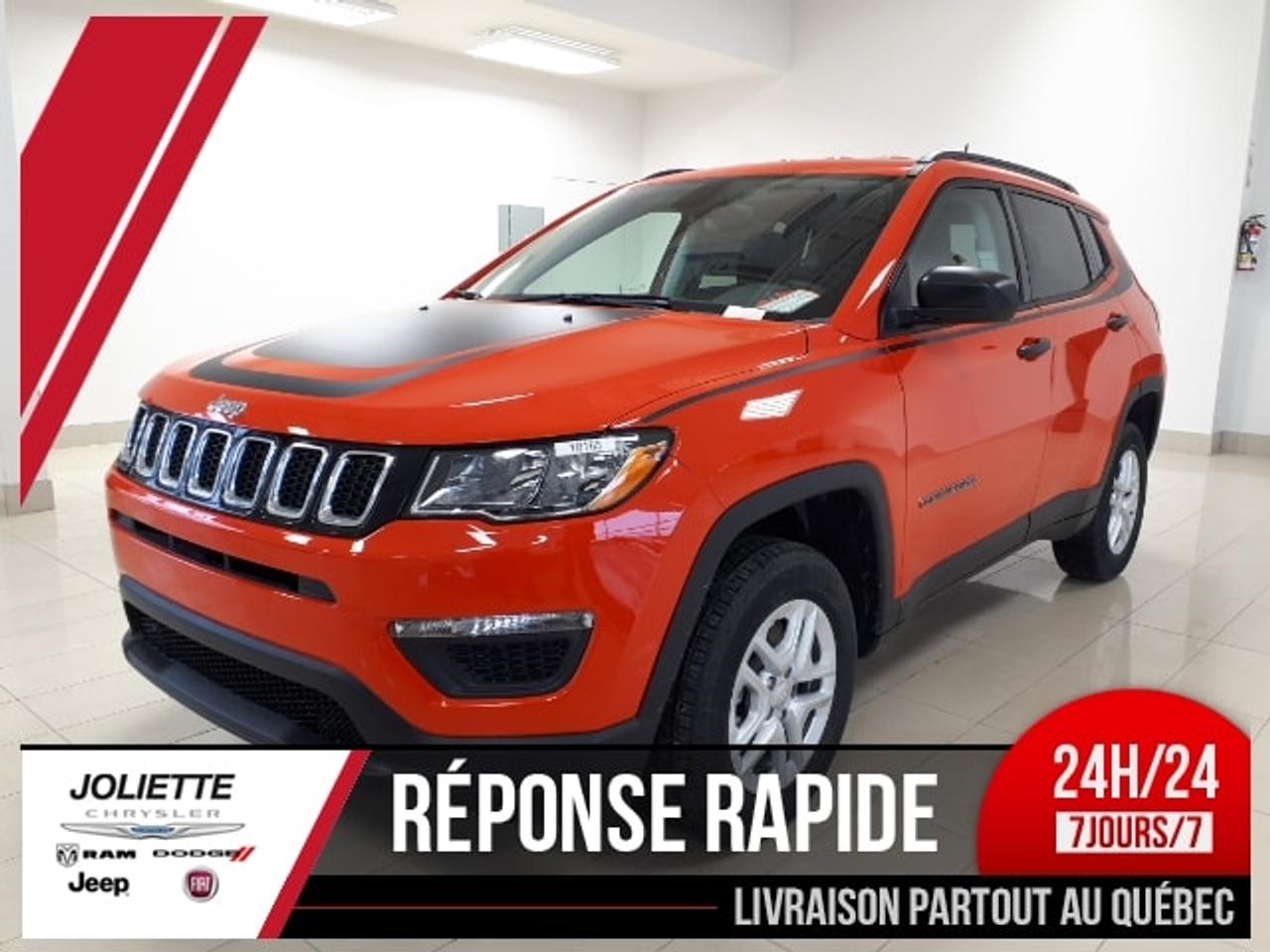 <a href=http://www.joliettedodge.com/occasion/Jeep-Compass-2018.html>http://www.joliettedodge.com/occasion/Jeep-Compass-2018.html</a>

ENS. ALLURE SPORT PLUS, ENSEMBLE TEMPS FROIDS, MOPAR GRAPHICS PACKAGE, CAMÉRA DE RECUL. -- Pour de linformation rapide 7 jours sur 7, appelez ou textez Samantha au: 450-760-8834. -- Pré-approbation de crédit disponible (spécialiste 2ième/3ième chance au crédit sur place). Grâce à un important réseau bâti en plus de 30 années de service, nous allouons également des montants exceptionnels sur TOUS les échanges, de toutes les marques! Nous reprenons même en échange les bateaux, motos, motoneiges, etc. Tout cela accompagné de notre service exceptionnel comme le démontre notre moyenne de 4.5/5 étoiles sur plus de 400 avis Google/Facebook/Reviewsii. Nous sommes une concession familiale en affaire depuis plus de 30 ans qui font tout en leur possible pour offrir un service exceptionnel autant à la vente quau service après-vente. Nous sommes lune des rares concessions recommandées CAA Québec, ce qui signifie un taux de satisfaction de la clientèle de plus de 95% pour le service après-vente! Nous sommes à seulement 25 minutes de lest de Montréal et de Terrebonne au coin de la route 158 et autoroute 31. Nous offrons un service de livraison rapide à la grandeur de la province par remorque fermée. INFO TEXTO: 450-760-8834 Joliette Dodge, la meilleure transaction, POINT FINAL! PS. Si vous habitez à plus de 50km de la concession, renseignez-vous sur la possibilité dobtenir une carte dessence de 20$ ici sur place si vous vous déplacez pour venir voir un véhicule. -- We also speak English! We are at 25 min of Montreal. Were a family owned business for more than 30 years. We have one of the highest ratings of customer satisfaction in Quebec. See it by yourself: Text us 7 days a week at 450-760-8834. Rapid response guaranteed! Get a gaz card of 20$ on site if you come see a vehicle and come from more than 50km!
