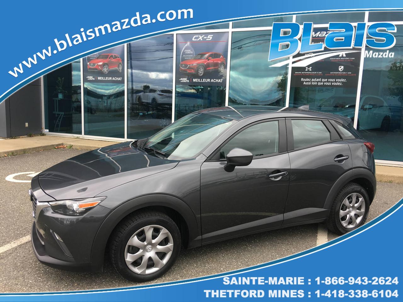 <a href=https://www.blaismazda.com/occasion/Mazda-CX3-2016.html>https://www.blaismazda.com/occasion/Mazda-CX3-2016.html</a>

Blais Mazda est reconnu pour la qualité et linspection minutieuse de ses véhicules.
Nous offrons un inventaire très varié pour tout les budgets à des taux de financement très avantageux.  
Nous sommes toujours à la recherche de véhicules doccasion, de toutes marques et modèles, passez nous voir pour une évaluation gratuite de votre véhicule.