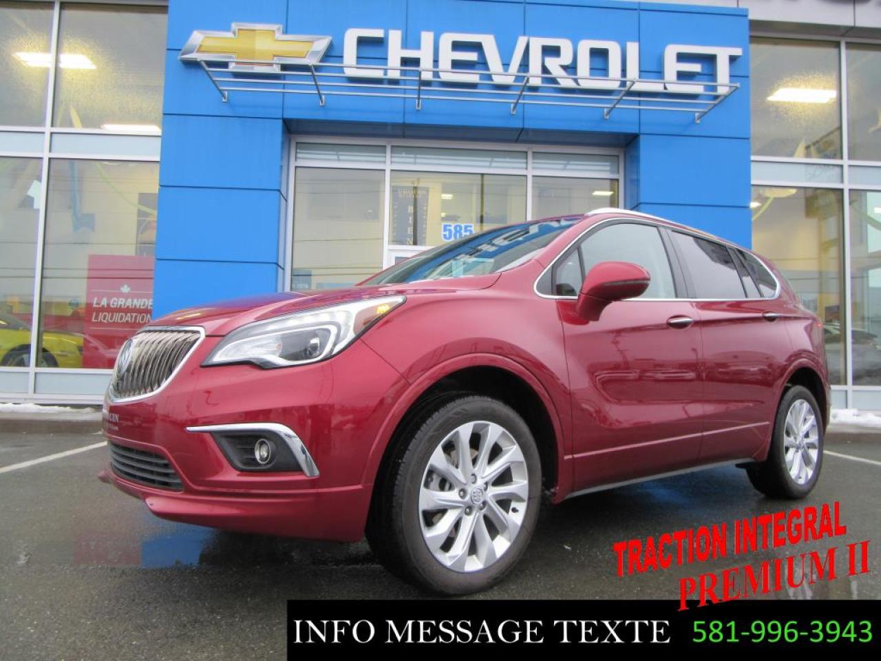 Used 2017 Buick Envision Gps, T.ouvrant for sale in Ste-Marie, QC