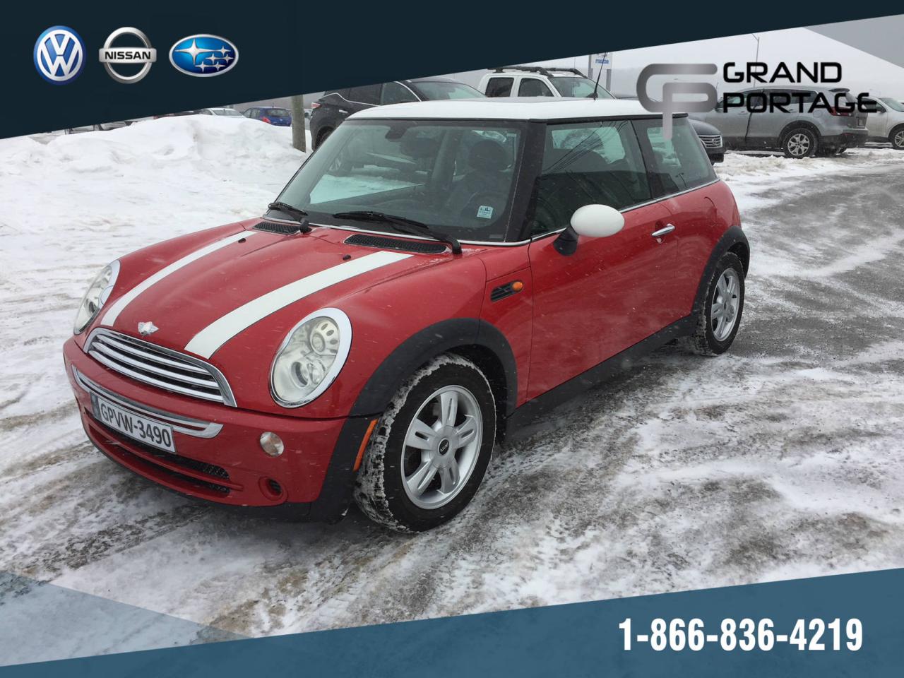 Used 2006 Mini Cooper Coupé 1.6L + MANUEL + CUIR + MAGS  + TOI for sale in Rivière-Du-Loup, QC