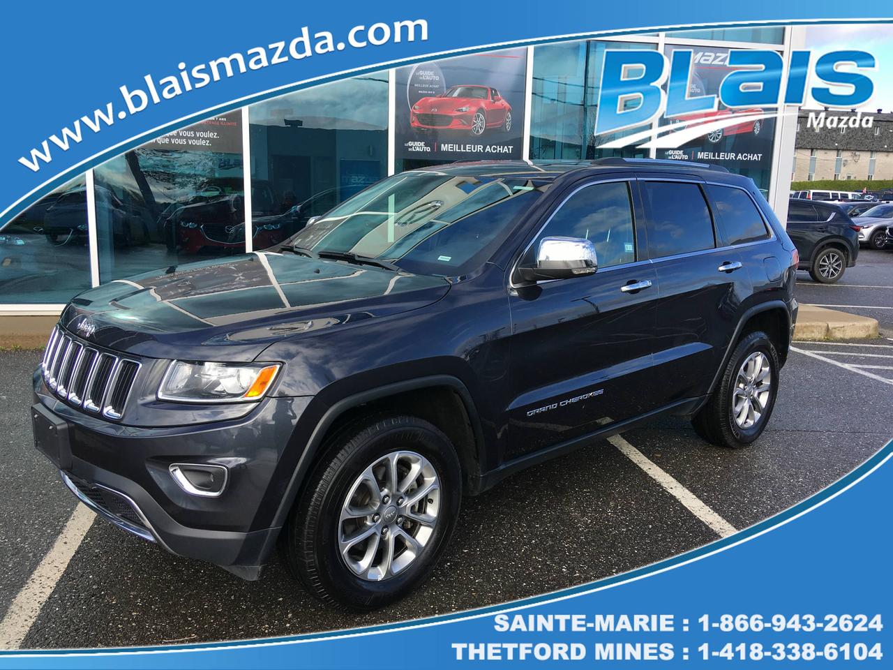 <a href=https://www.blaismazda.com/occasion/Jeep-Grand_Cherokee-2016.html>https://www.blaismazda.com/occasion/Jeep-Grand_Cherokee-2016.html</a>

Blais Mazda est reconnu pour la qualité et linspection minutieuse de ses véhicules.
Nous offrons un inventaire très varié pour tout les budgets à des taux de financement très avantageux.  
Nous sommes toujours à la recherche de véhicules doccasion, de toutes marques et modèles, passez nous voir pour une évaluation gratuite de votre véhicule.