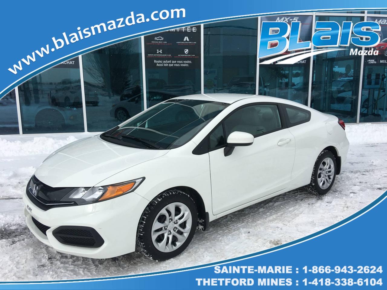 Used 2015 Honda Civic 2dr Man LX for sale in Ste-Marie, QC