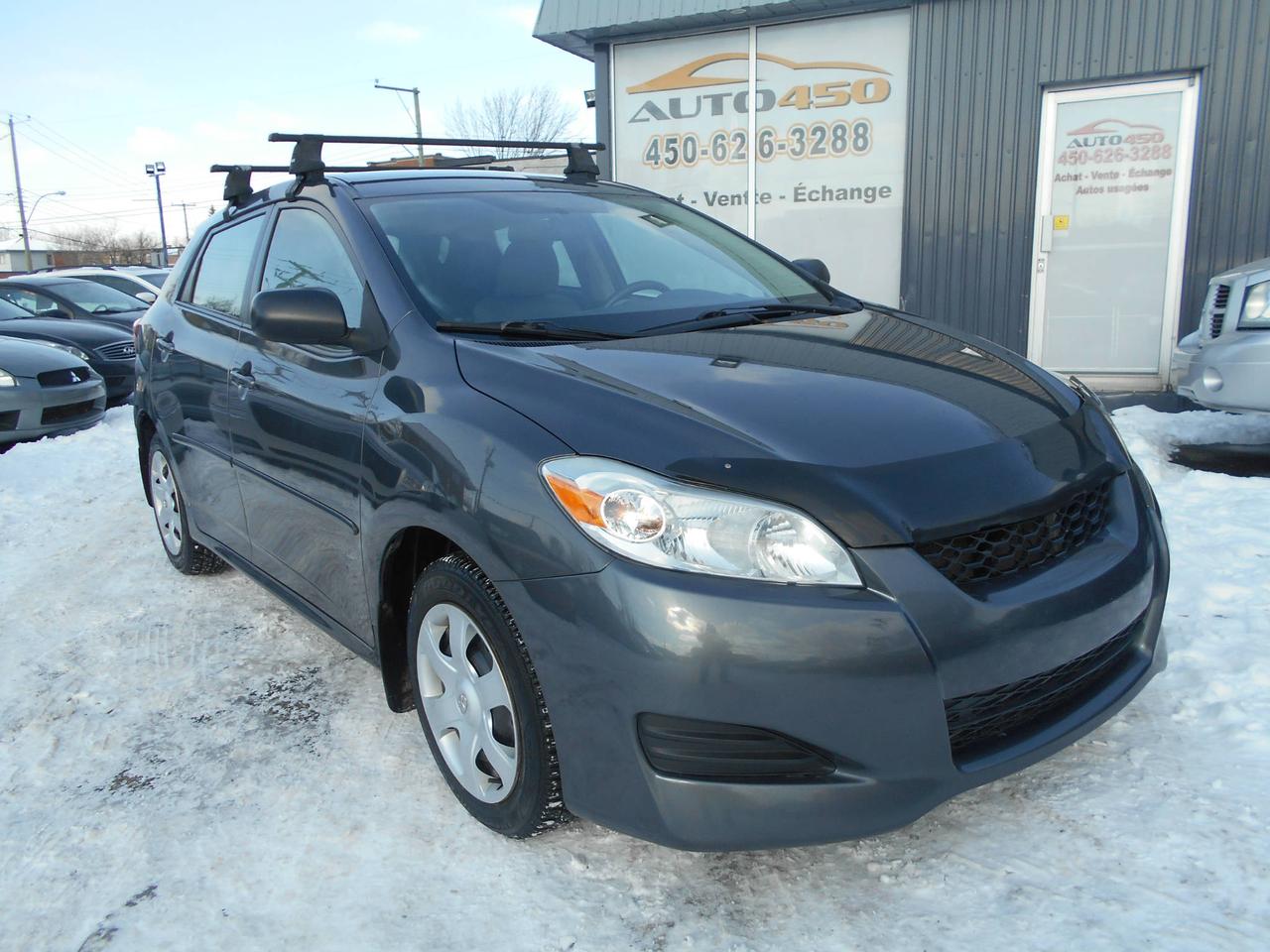 <a href=https://www.auto450.com/occasion/Toyota-Matrix-2010.html>https://www.auto450.com/occasion/Toyota-Matrix-2010.html</a>

TOYOTA MATRIX 2010  BAS KILO/AIR CLIMATISÉE/GROUPE ÉLECTRIQUE***

TOYOTA MATRIX 2010***133 000 KM***PNEUS HIVER

FINANCEMENT BANCAIRE ET MAISON 100% APPROUVÉ***OUVERT 7 JOURS/5 SOIRS SEMAINE*** 450-626-3288

TOYOTA MATRIX 2010, TRANSMISSION AUTOMATIQUE, MOTEUR 4 CYLINDRES, 4 PORTES, 5 PASSAGERS, AIR CLIMATISÉ, VITRES, MIROIRS ET PORTES ÉLECTRIQUES, RADIO CD, DÉVERROUILLAGE À DISTANCE!!! VÉHICULE TRÈS PROPRE!!! PNEUS DHIVER 


***FINANCEMENT BANCAIRE ET MAISON 100% APPROUVÉ ET GARANTIE PROLONGÉE DISPONIBLE***

AUTO 450*** 950 boulevard ste-foy à longueuil,québec, J4K 1V9 ***450-626-3288 ***facebook (auto 450)***par courriel au : info@auto450.com***financement: 1ere, 2e et 3e chance au crédit et garantie disponible***plusieurs autres véhicules de disponible***ouvert 7 jours sur 7***lundi au vendredi de 10h à 20h et samedi et dimanche de 10h à 16h** **Bien que nous nous efforcions autant que possible dassurer lexactitude de ces données, nous ne sommes pas responsables de toute erreur ou omission contenue dans cette page.**