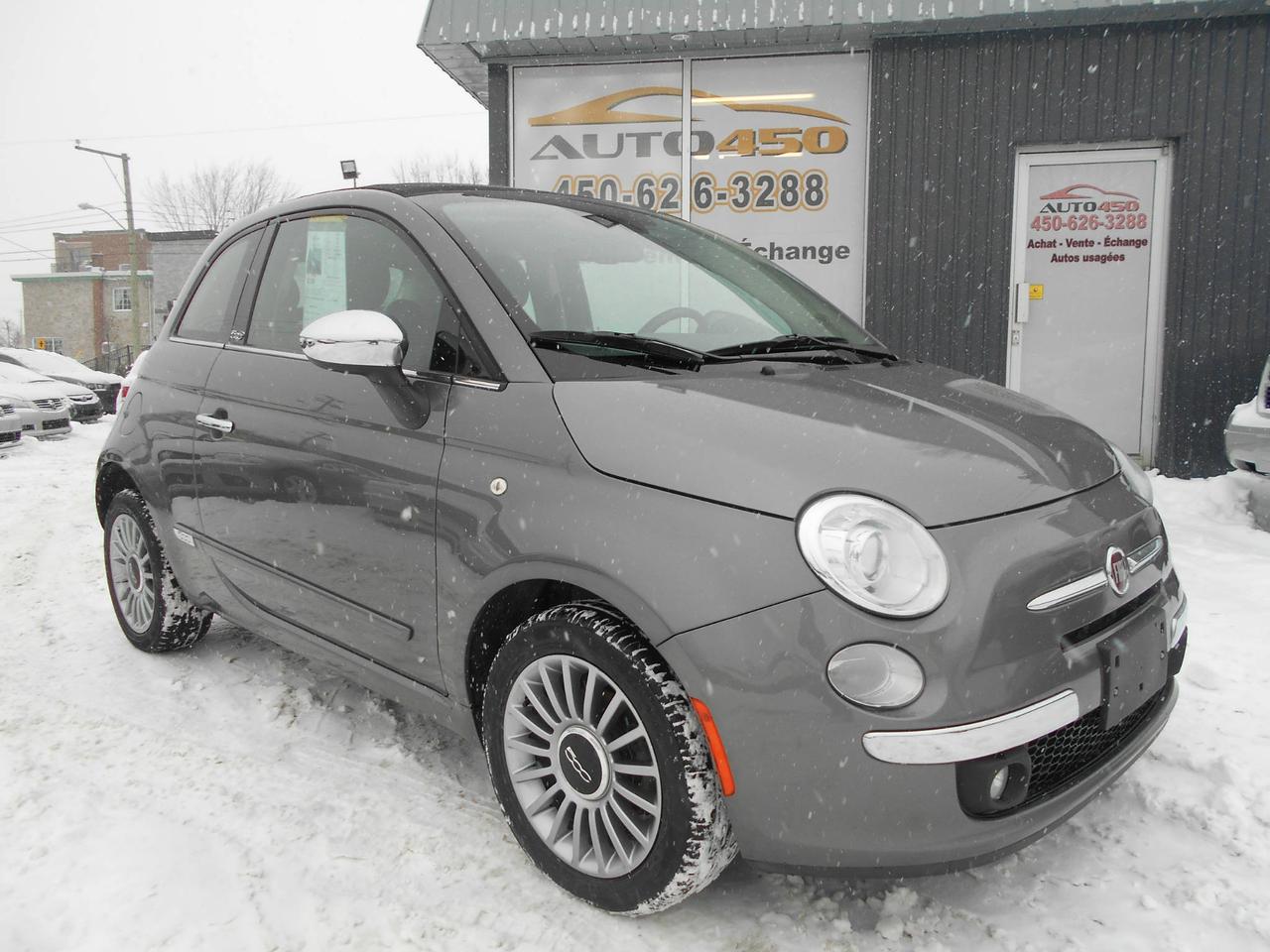 <a href=https://www.auto450.com/occasion/Fiat-500C-2012.html>https://www.auto450.com/occasion/Fiat-500C-2012.html</a>

FIAT 500C LOUNGE***2012***CONVERTIBLE*** 

FINANCEMENT BANCAIRE ET MAISON 100% APPROUVÉ*** 7 JOURS/5 SOIRS SEMAINE*** ***450-626-3288***

*************************************************

FIAT 500C LOUNGE ***2012*** TRANSMISSION AUTOMATIQUE ***MODE SPORT*** MOTEUR 4 CYLINDRES DE 1.4 LITRES, COUPÉ 2 PORTES, 4 PASSAGERS, *** CONVERTIBLE!!! ***RADIO CD/MP3 BLUETOOTH***, VITRES ÉLECTRIQUES!!! AIR CLIMATISÉ ET RÉGULATEUR DE VITESSE, PORTES, VITRES ET MIROIRS ÉLECTRIQUE ***FAITE VITEEE!!!


******************************************************

***FINANCEMENT BANCAIRE ET MAISON 100% APPROUVÉ ET GARANTIE PROLONGÉE DISPONIBLE***


*******************************************************
AUTO 450*** 950 boulevard ste-foy à longueuil,québec, J4K 1V9 ***450-626-3288 ***facebook (auto 450)***par courriel au : info@auto450.com***financement: 1ere, 2e et 3e chance au crédit et garantie disponible***plusieurs autres véhicules de disponible***ouvert 7 jours sur 7***lundi au vendredi de 9h à 21h et samedi et dimanche de 10h à 16h** **Bien que nous nous efforcions autant que possible dassurer lexactitude de ces données, nous ne sommes pas responsables de toute erreur ou omission contenue dans cette page.**

MOT CLEFS; HONDA TOYOTA BMW AUDI VOLKSWAGEN TURBO MERCEDES NISSAN GM PICKUP RAM 1500 F150 JEEP FORD DODGE CHRYSLER PRET RABAIS CRÉDIT ÉCHANGE EXPORT EXPORTATION BAS KILOMÉTRAGE 1 SEUL PROPRIO CARPROOF JAMAIS ACCIDENTÉ SPORT TURBO PERFORMANCE 4X4 LIQUIDATION CERTIFIÉ  TAXI UBER AUTO450 ZONE LONGUEUIL ST-HBERT BROSSARD MONTREAL BOUCHERVILLE INSPECTION BAS PRIX