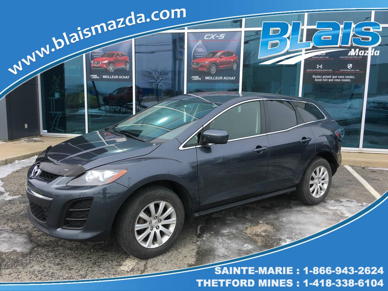 <a href=https://www.blaismazda.com/occasion/Mazda-CX7-2011.html>https://www.blaismazda.com/occasion/Mazda-CX7-2011.html</a>

Blais Mazda est reconnu pour la qualité et linspection minutieuse de ses véhicules.
Nous offrons un inventaire très varié pour tout les budgets à des taux de financement très avantageux.  
Nous sommes toujours à la recherche de véhicules doccasion, de toutes marques et modèles, passez nous voir pour une évaluation gratuite de votre véhicule.