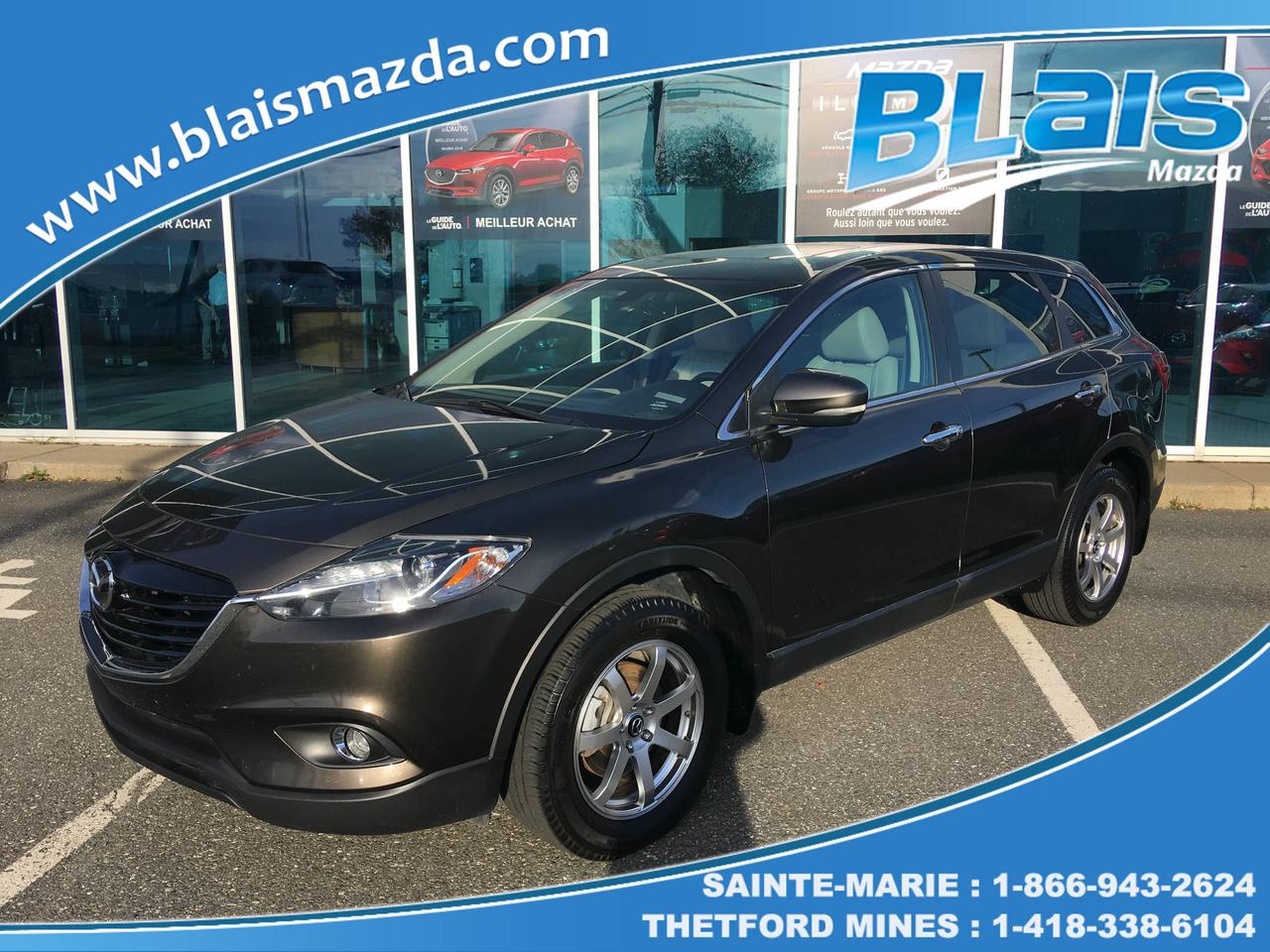 <a href=https://www.blaismazda.com/occasion/Mazda-CX9-2015.html>https://www.blaismazda.com/occasion/Mazda-CX9-2015.html</a>

Blais Mazda est reconnu pour la qualité et linspection minutieuse de ses véhicules.
Nous offrons un inventaire très varié pour tout les budgets à des taux de financement très avantageux.  
Nous sommes toujours à la recherche de véhicules doccasion, de toutes marques et modèles, passez nous voir pour une évaluation gratuite de votre véhicule.